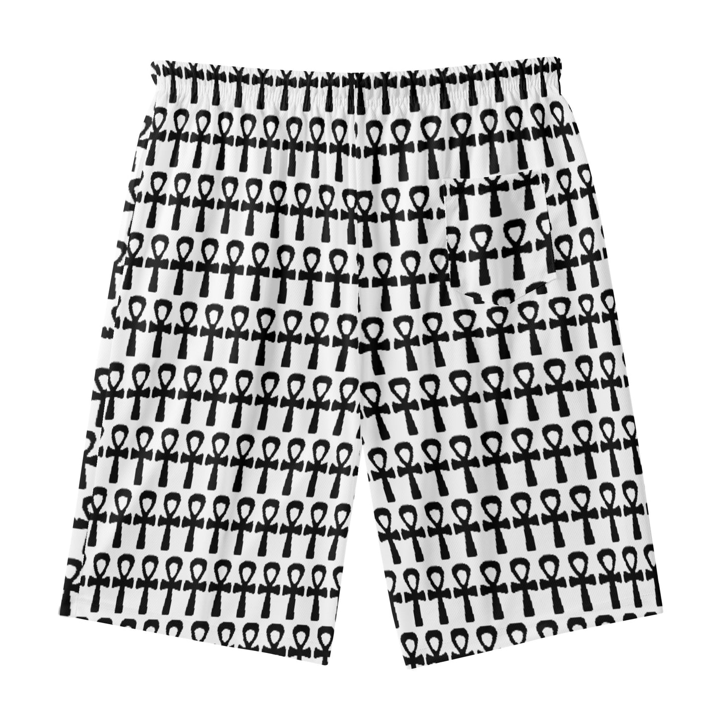 MAAT FOREVER Men's Lightweight Beach Shorts ANKH