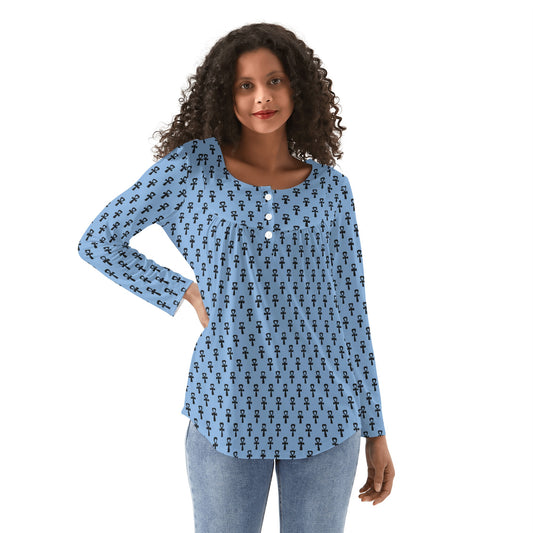 MAAT FOREVER Women's Blouse ANKH