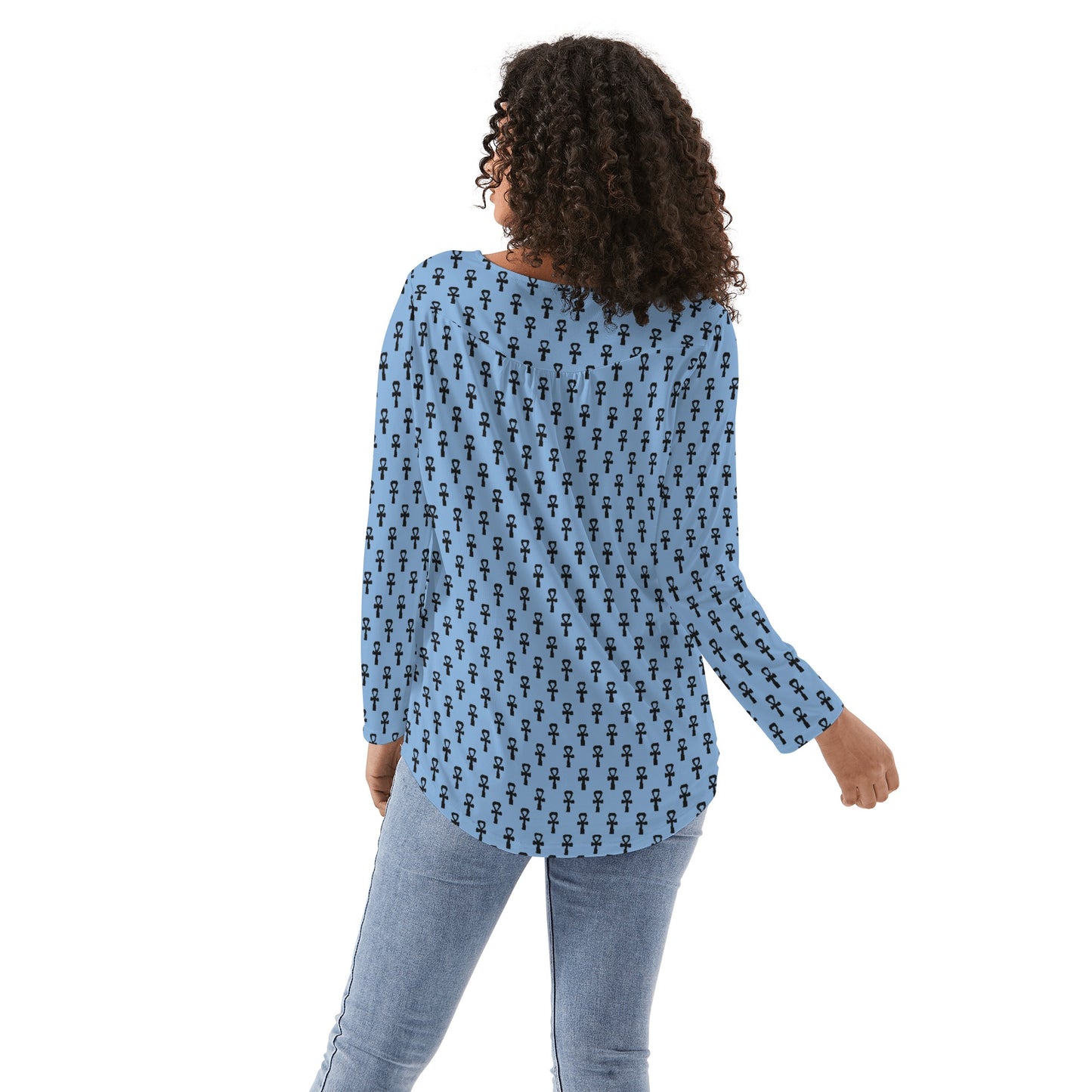 MAAT FOREVER Women's Blouse ANKH