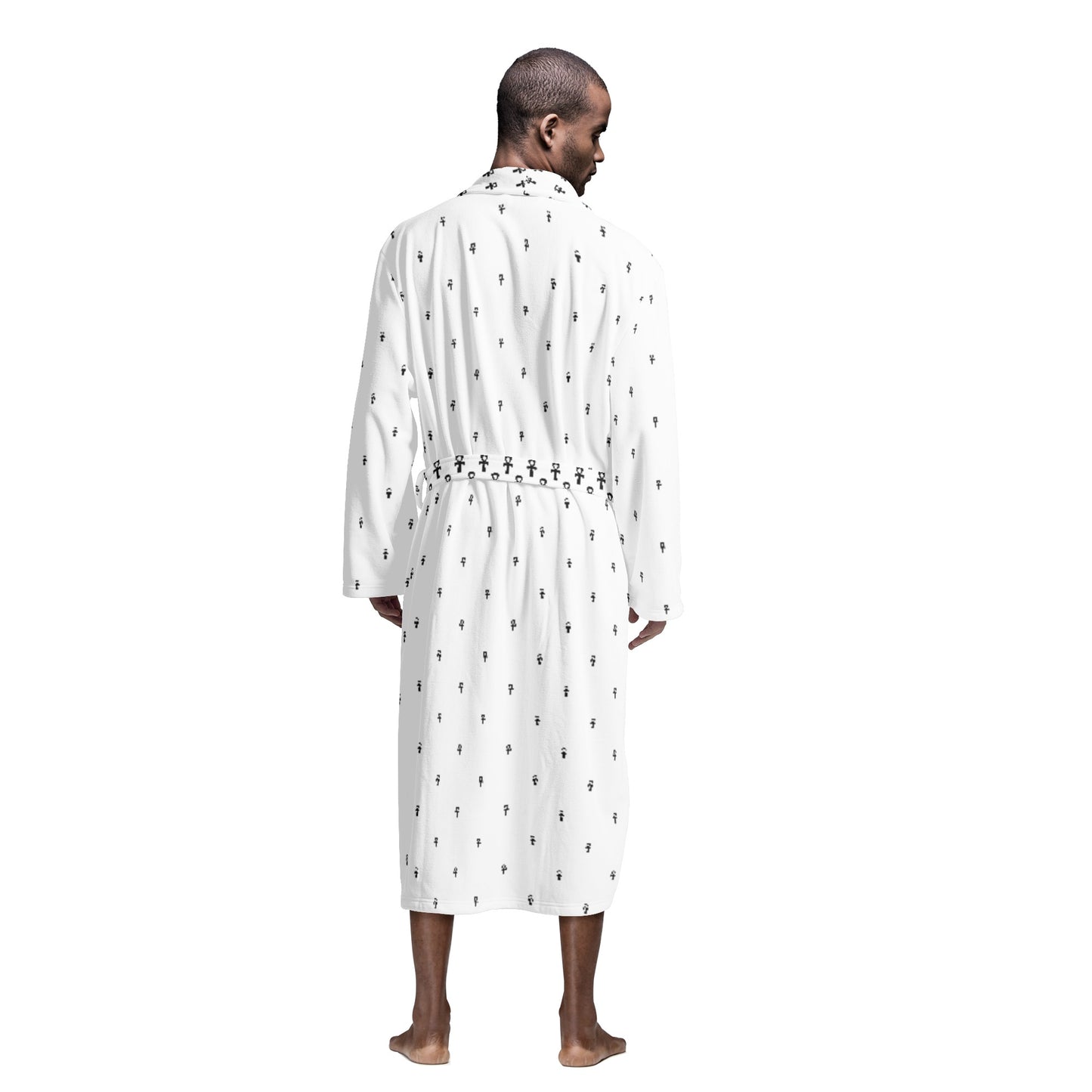 MAAT FOREVER Men's Bathrobe ANKH