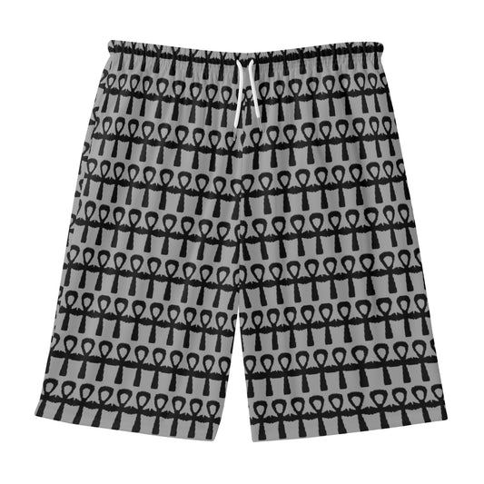 MAAT FOREVER Men's Lightweight Beach Shorts ANKH