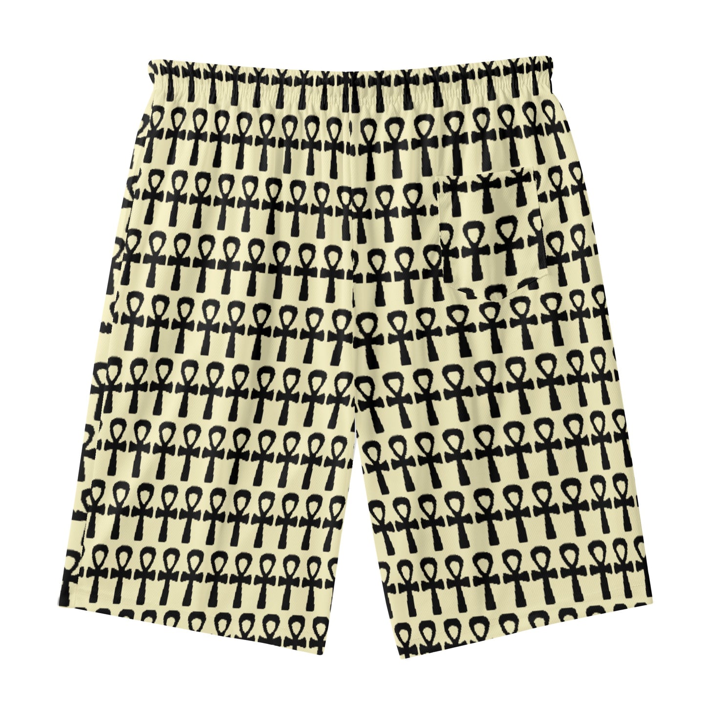 MAAT FOREVER Men's Lightweight Beach Shorts ANKH