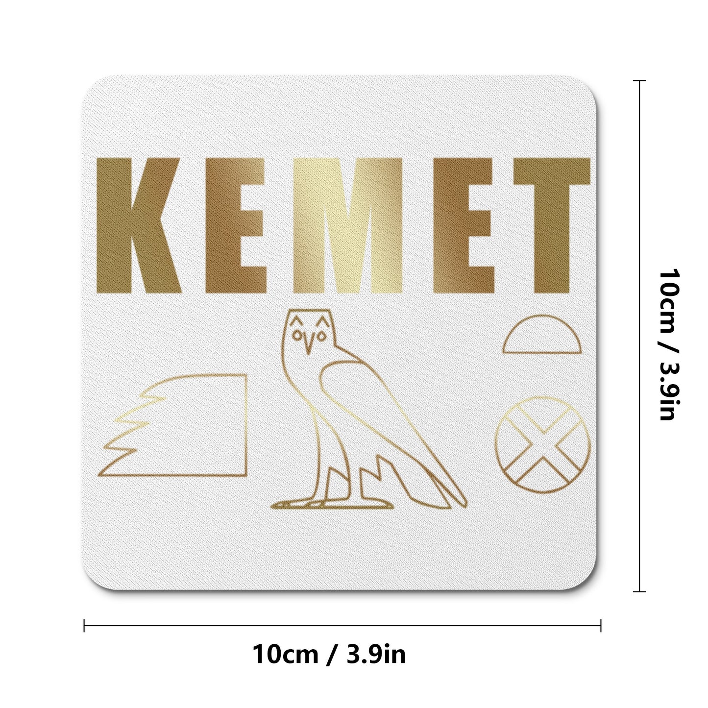MAAT FOREVER Rubber Coasters Sets