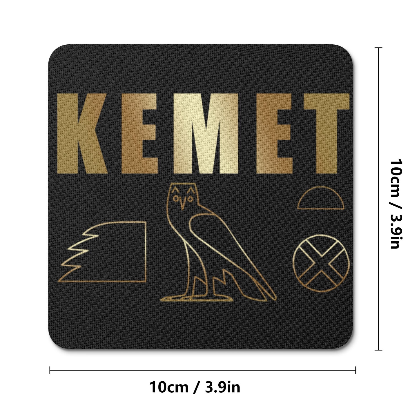 MAAT FOREVER Rubber Coasters Sets