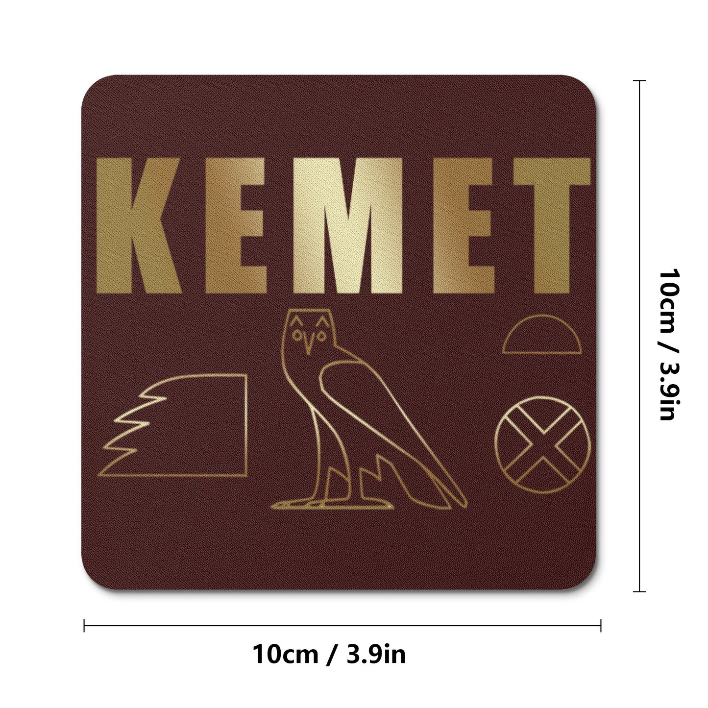 MAAT FOREVER Rubber Coasters Sets