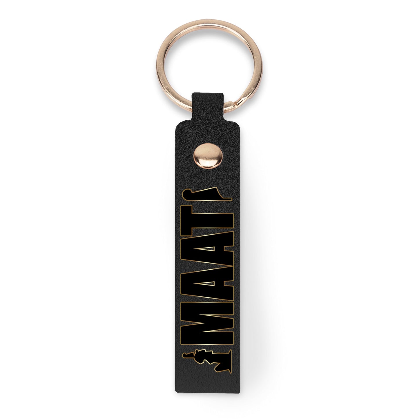 MAAT FOREVER Handcraft Leather Loop Keychain