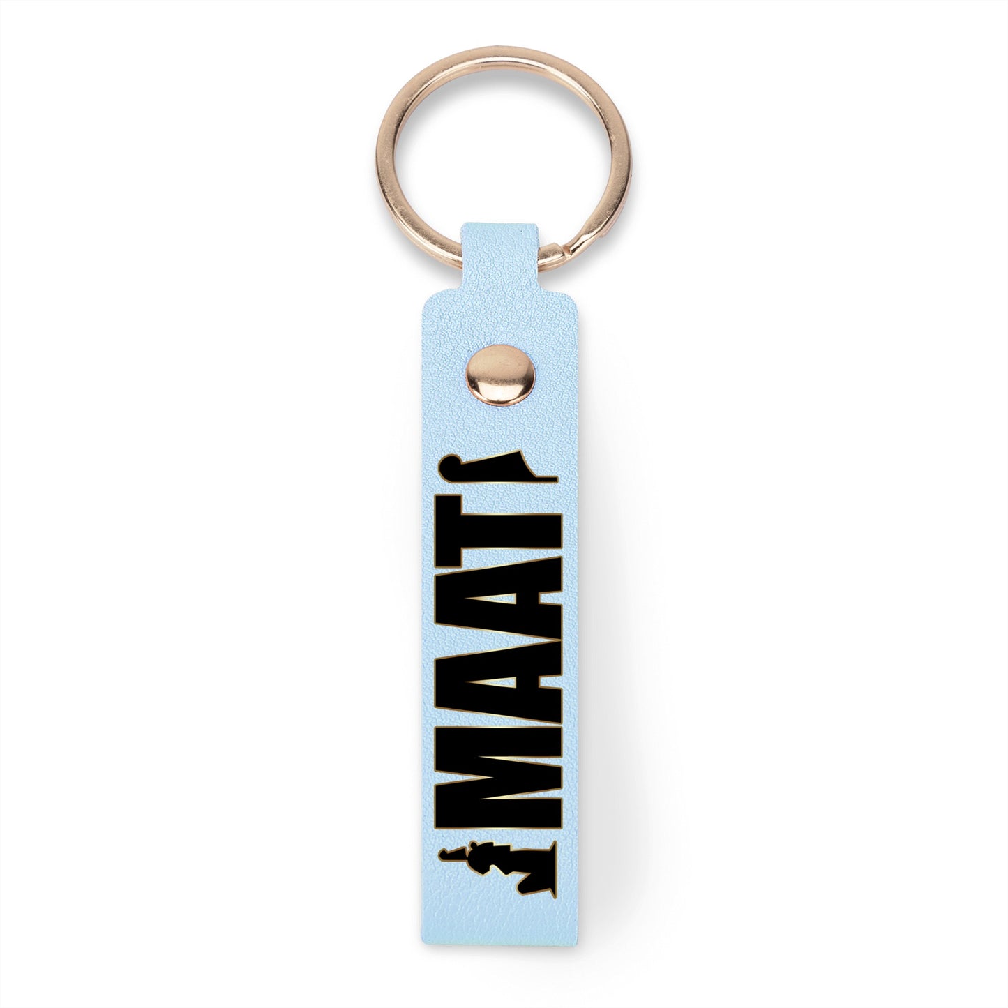 MAAT FOREVER Handcraft Leather Loop Keychain