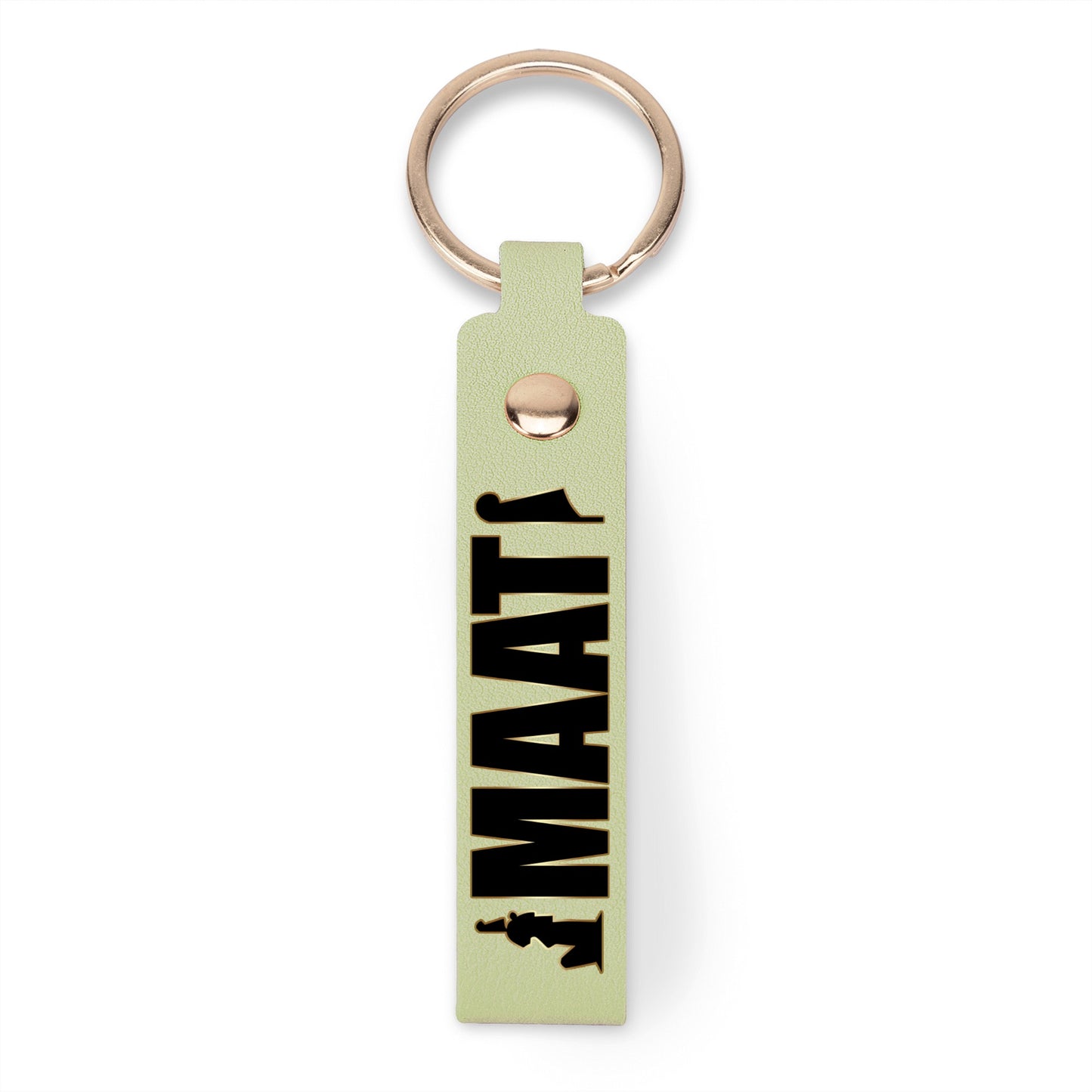 MAAT FOREVER Handcraft Leather Loop Keychain
