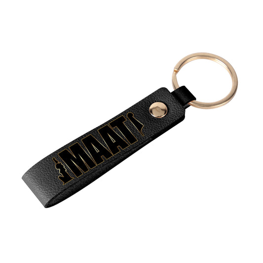 MAAT FOREVER Handcraft Leather Loop Keychain