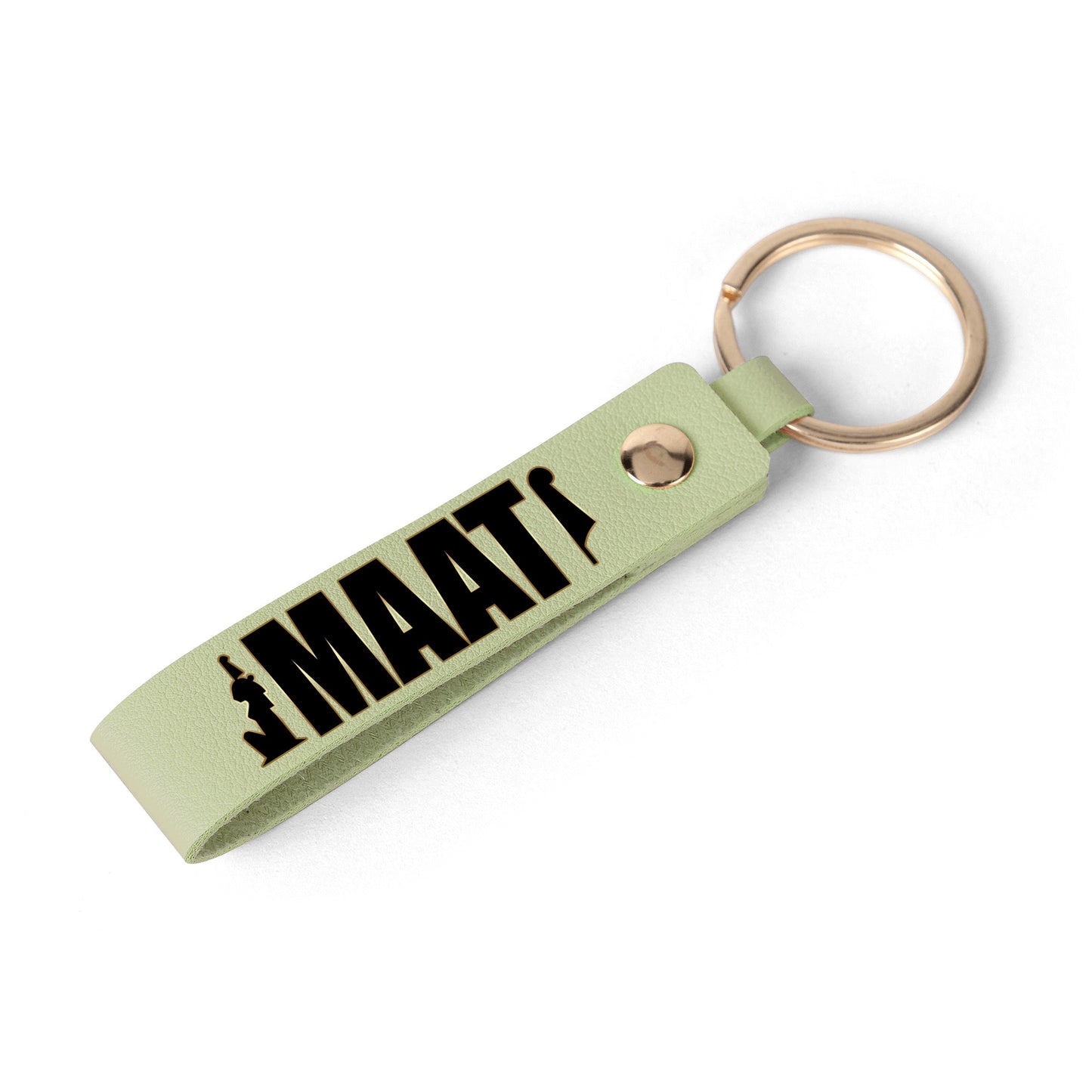 MAAT FOREVER Handcraft Leather Loop Keychain