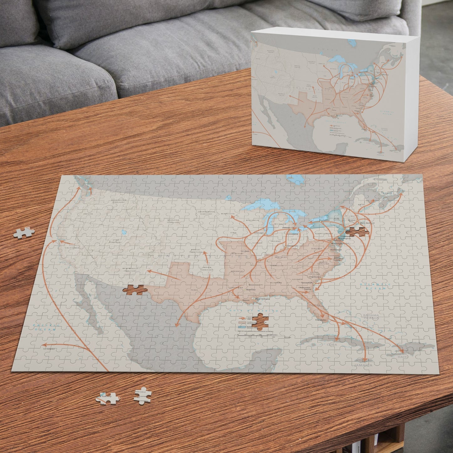 UNDERGROUND RAILROAD Puzzle Jigsaw (500 Pcs)