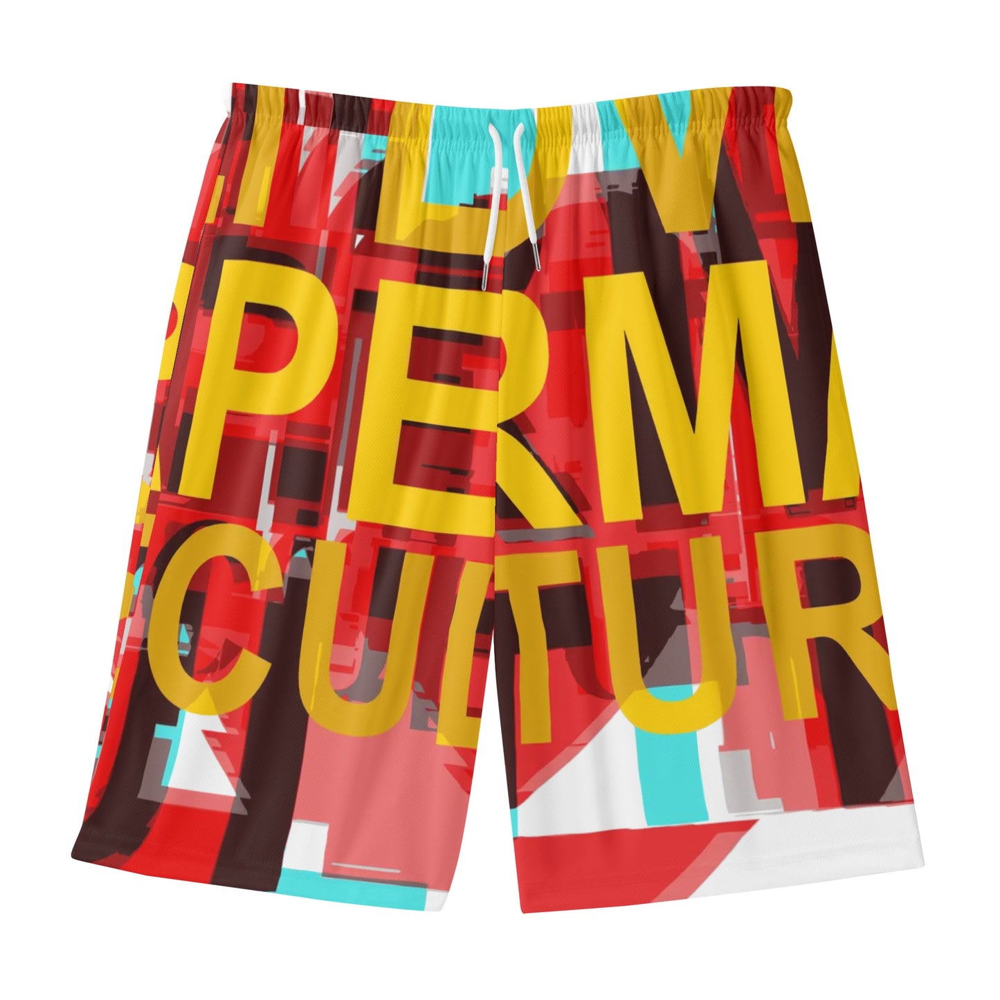 I LOVE PERMACULTURE Mens Lightweight Hawaiian Beach Shorts