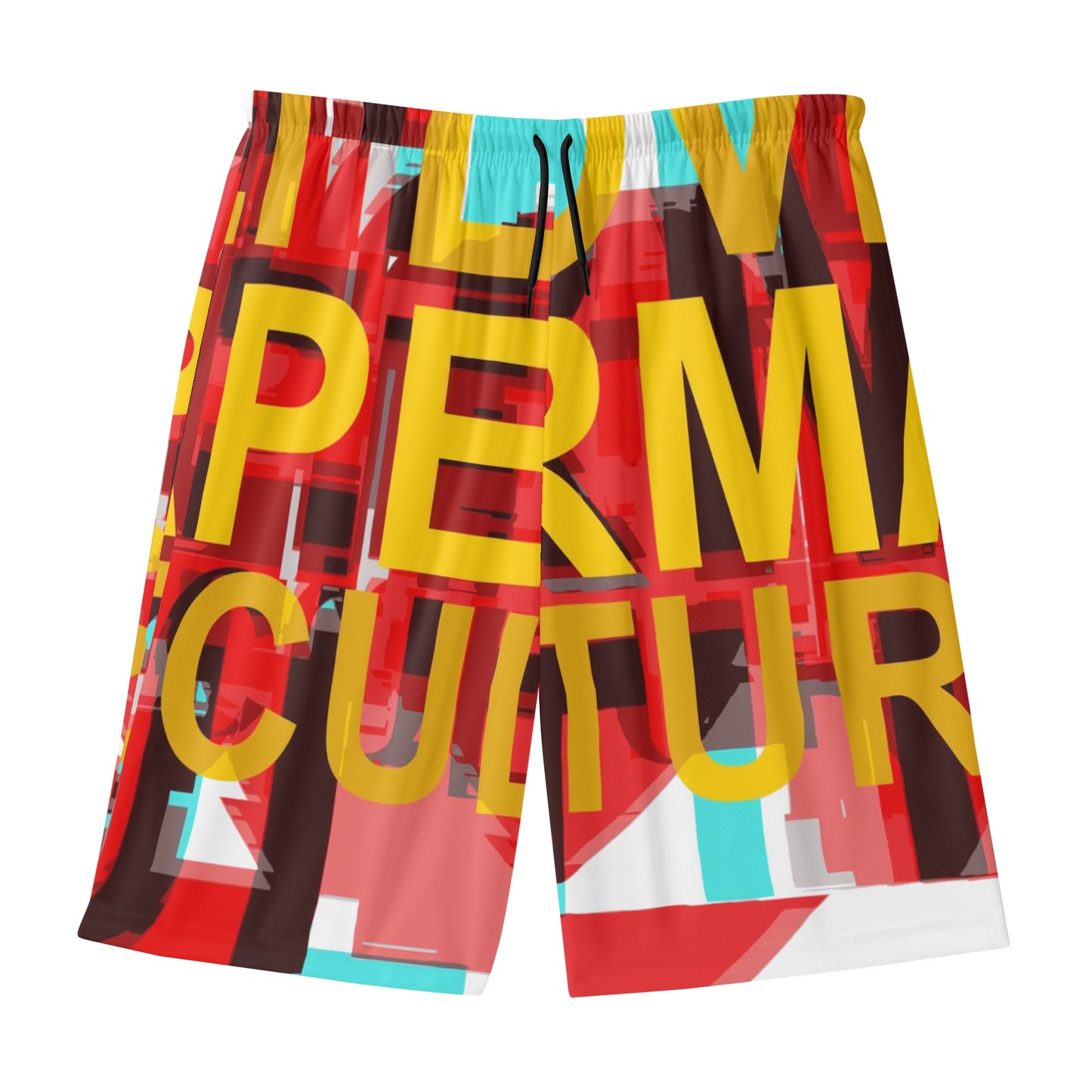 I LOVE PERMACULTURE Mens Lightweight Hawaiian Beach Shorts