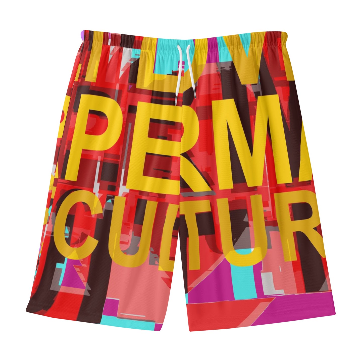 I LOVE PERMACULTURE Mens Lightweight Hawaiian Beach Shorts