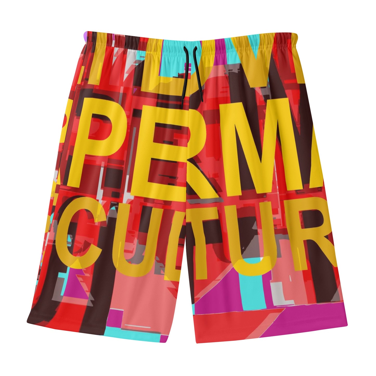 I LOVE PERMACULTURE Mens Lightweight Hawaiian Beach Shorts