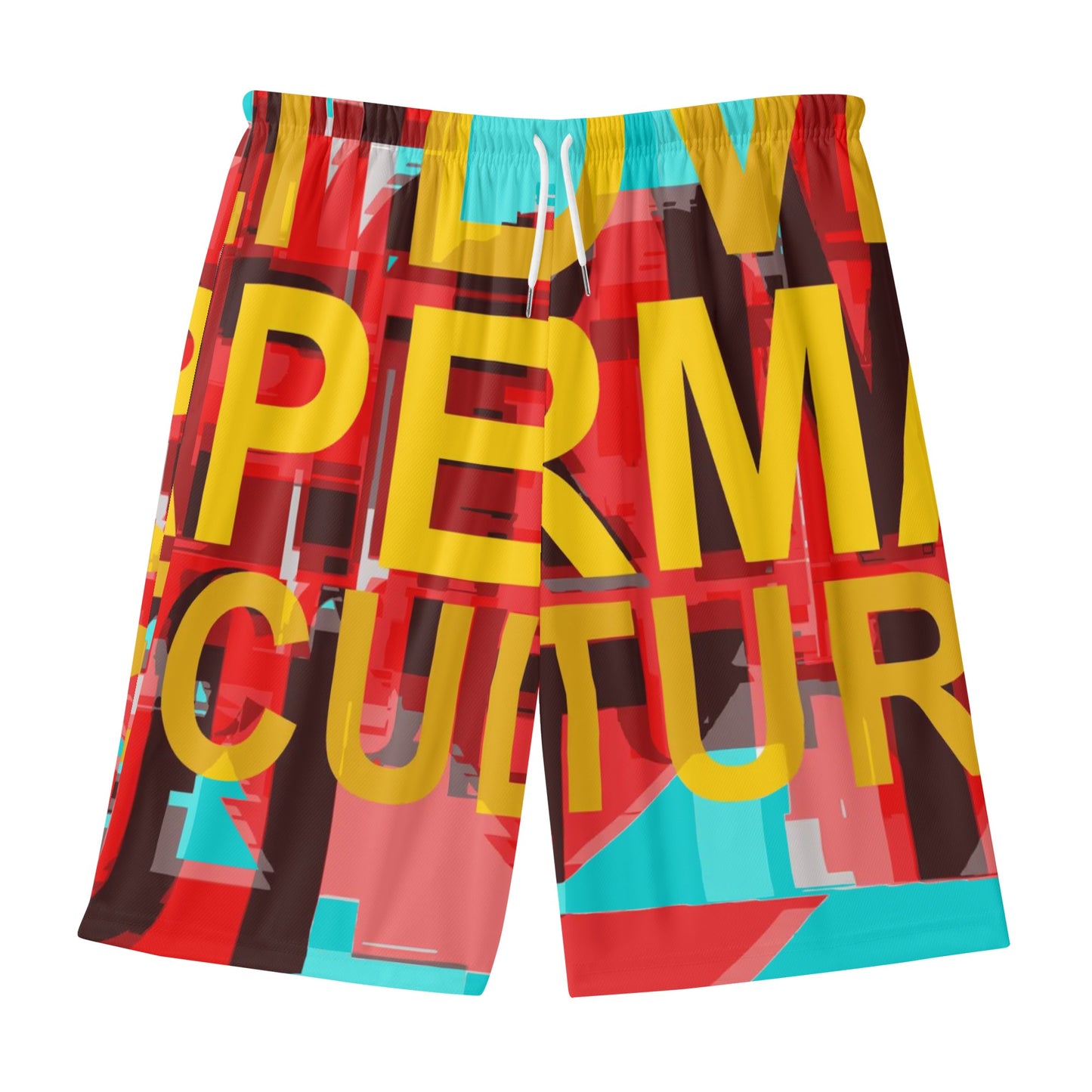 I LOVE PERMACULTURE Mens Lightweight Hawaiian Beach Shorts