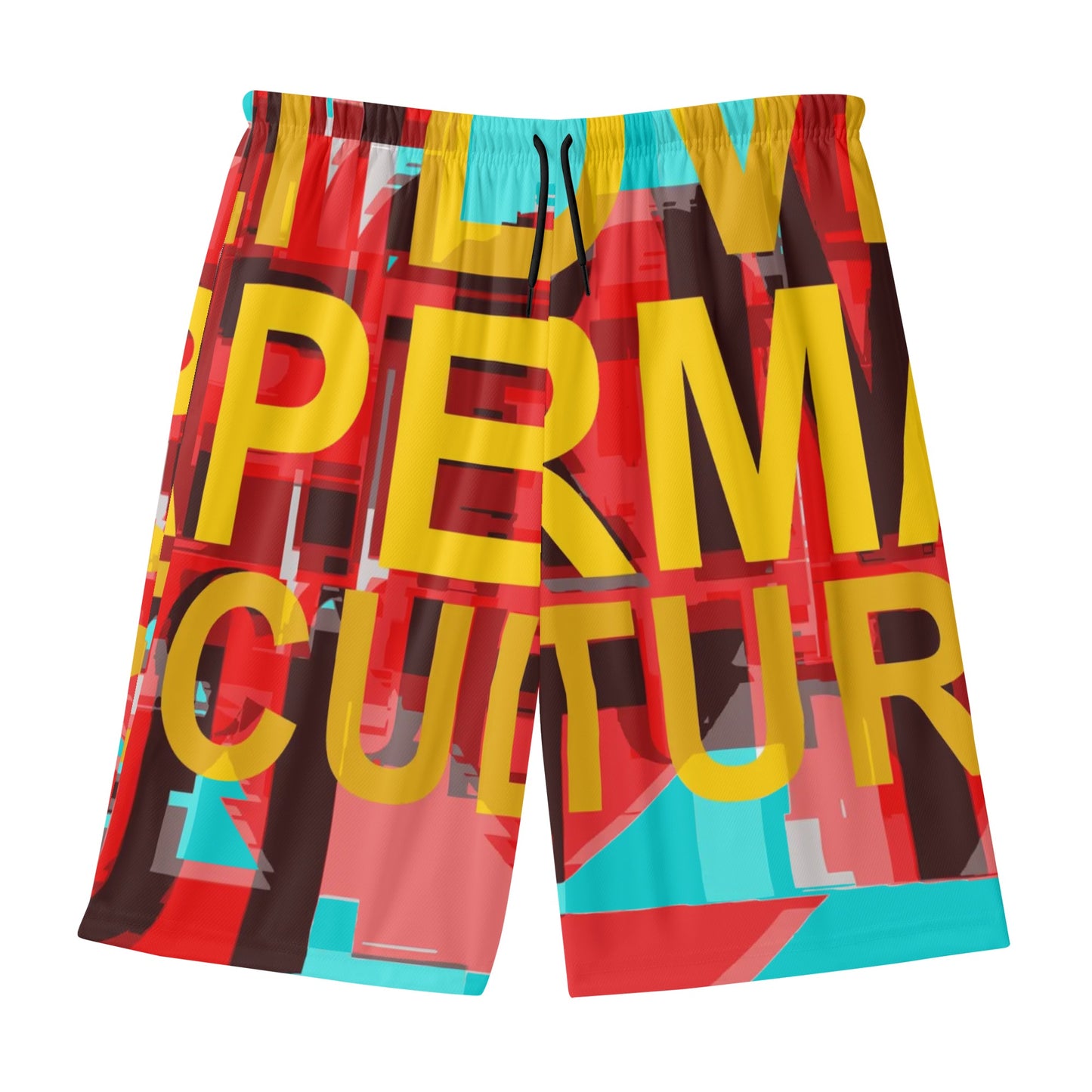 I LOVE PERMACULTURE Mens Lightweight Hawaiian Beach Shorts