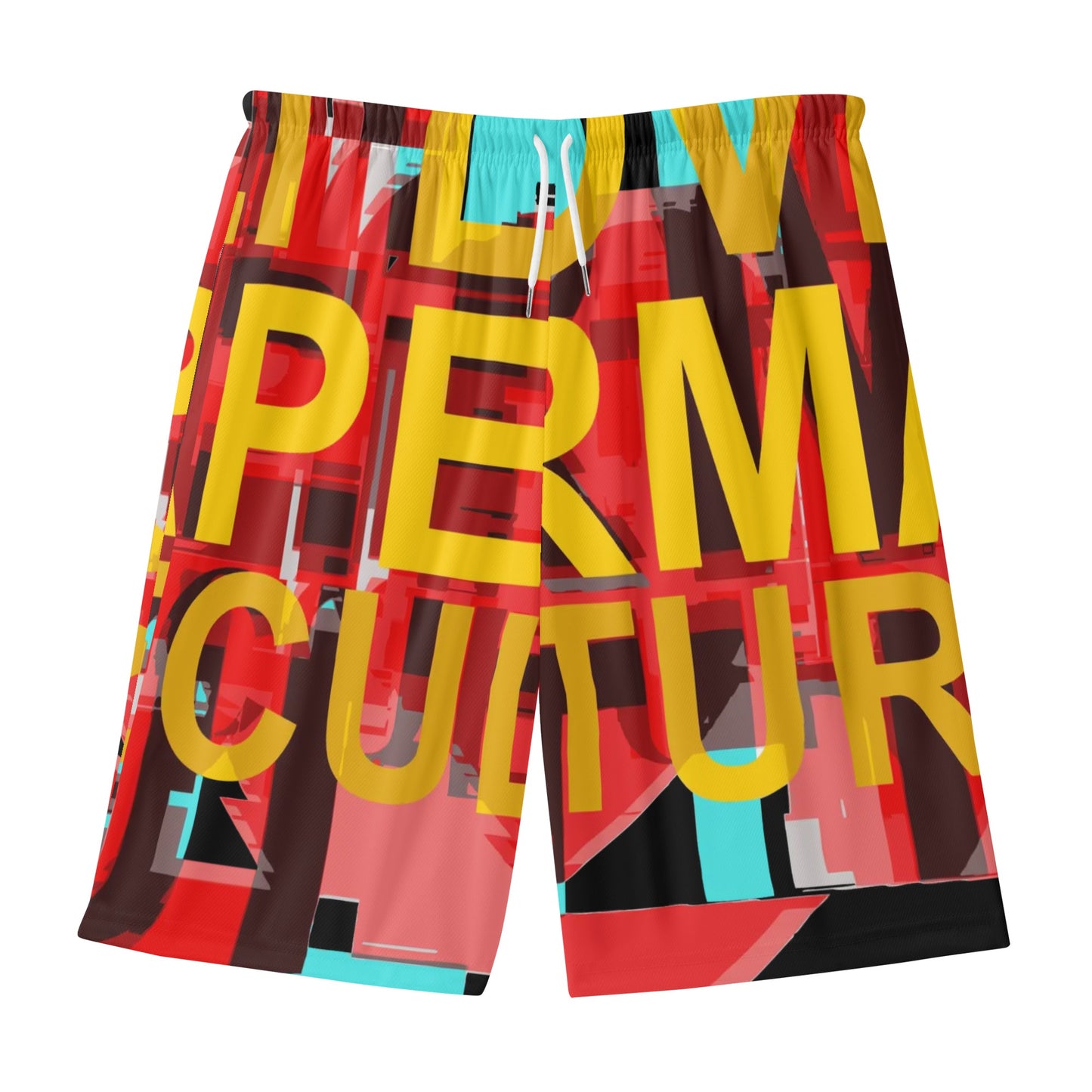I LOVE PERMACULTURE Mens Lightweight Hawaiian Beach Shorts