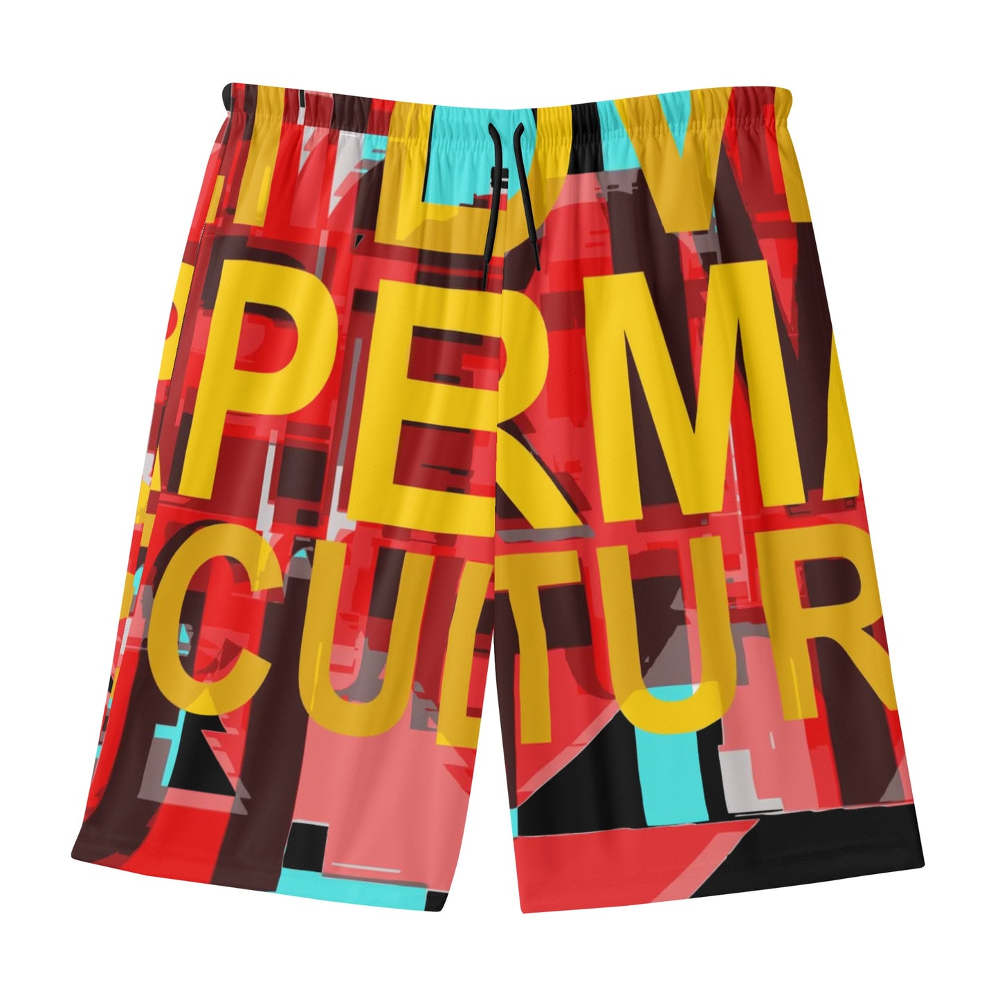 I LOVE PERMACULTURE Mens Lightweight Hawaiian Beach Shorts