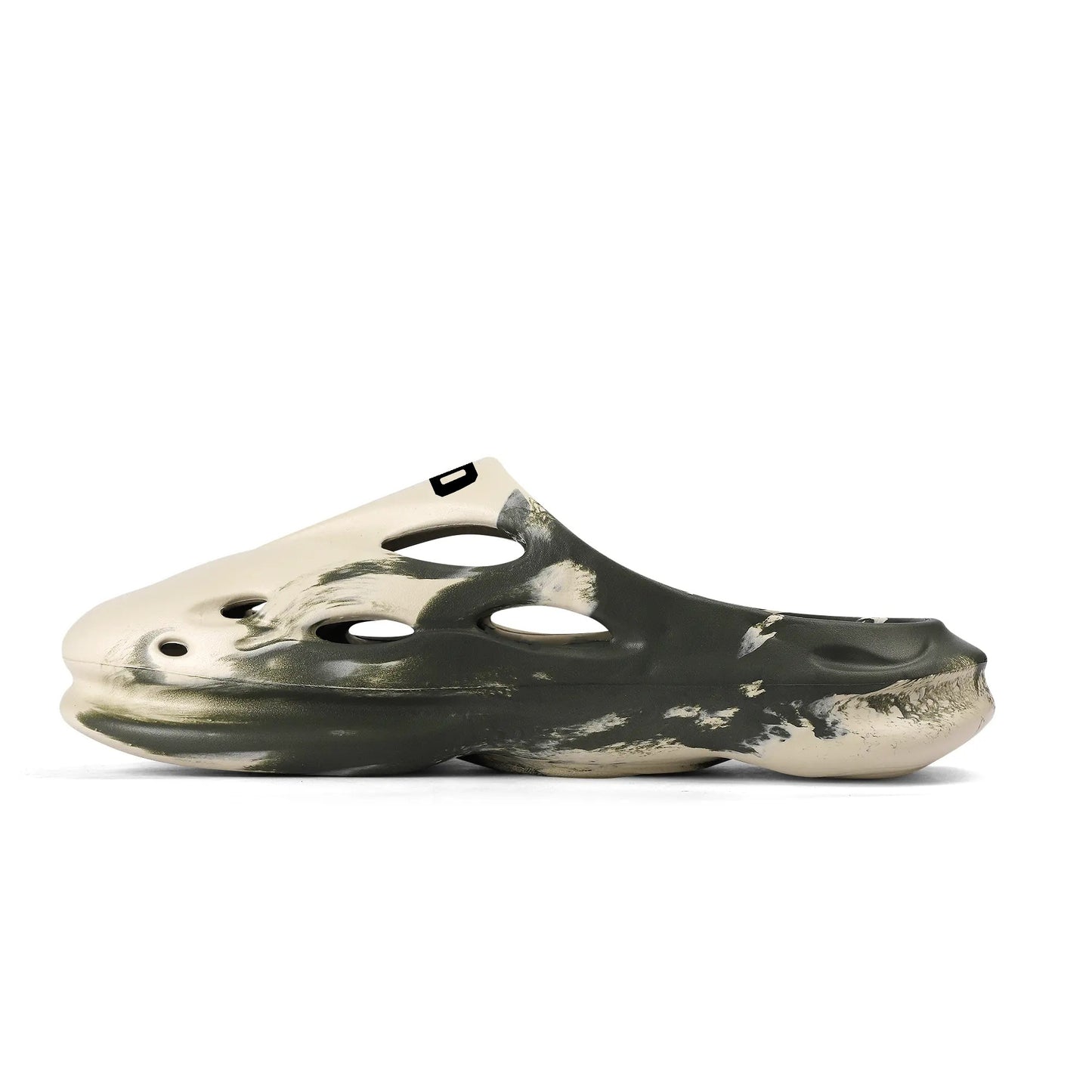 AZONTO Leisure EVA Two-tone Hollow Out Clogs with Custom Name Logo Sandals