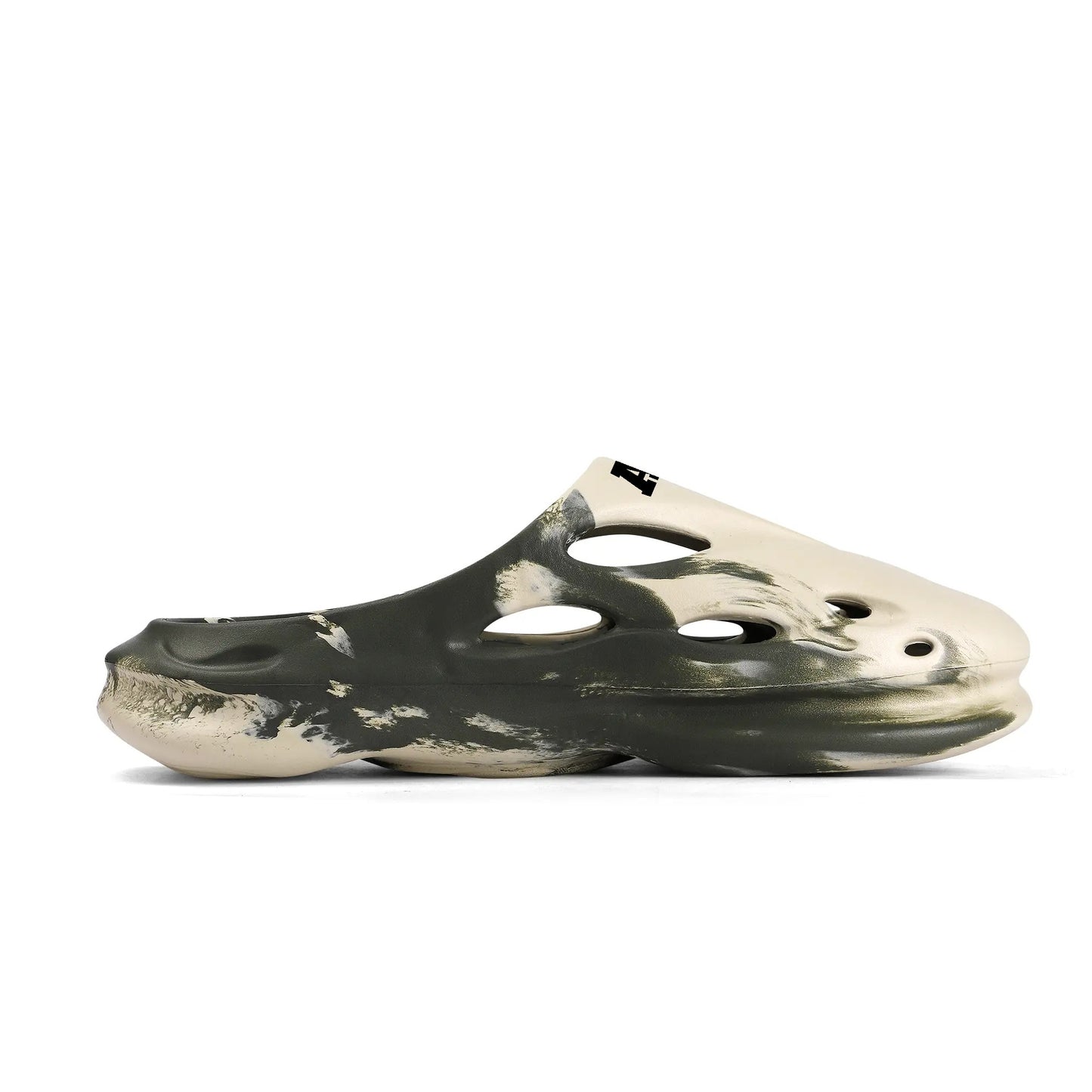 AZONTO Leisure EVA Two-tone Hollow Out Clogs with Custom Name Logo Sandals