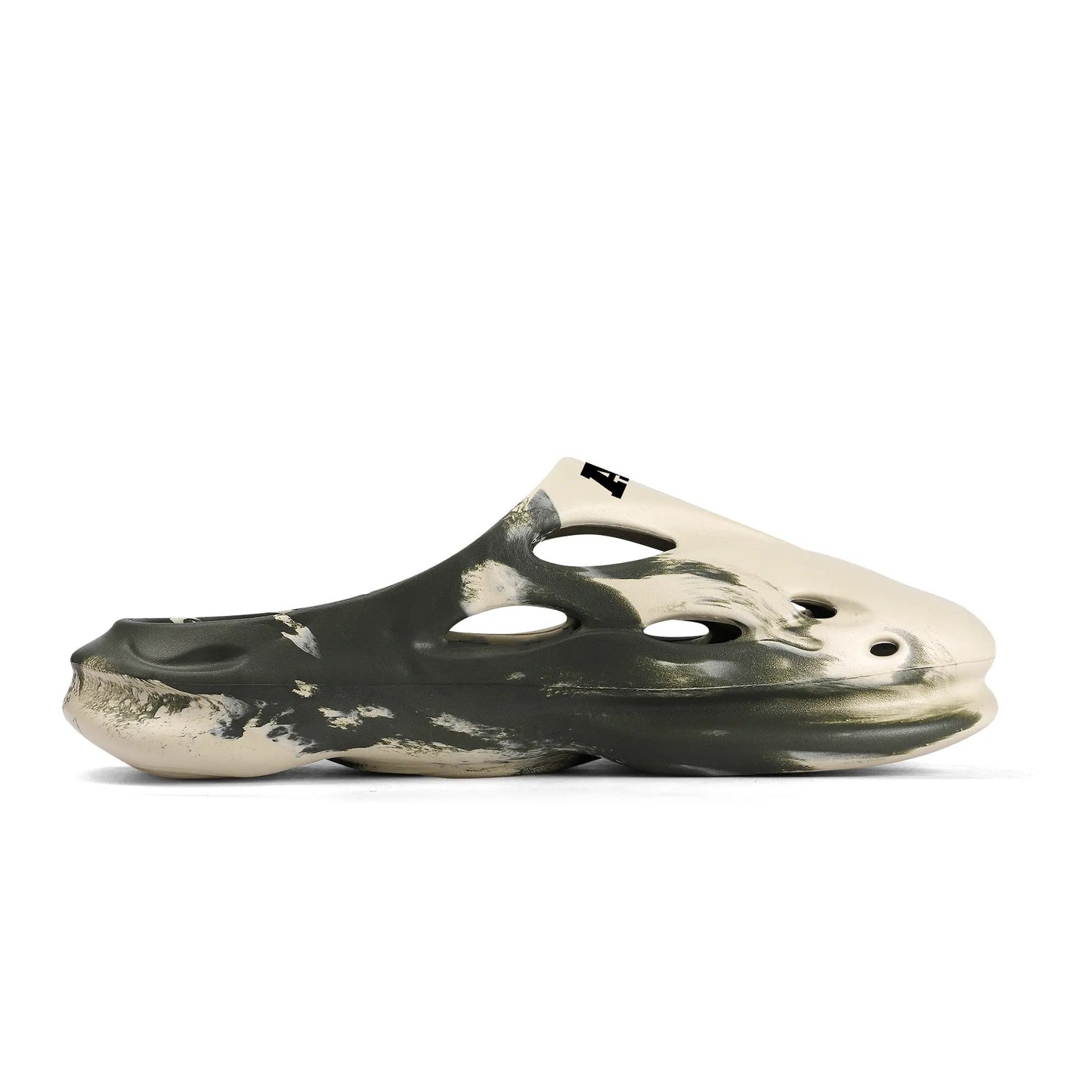 AZONTO Leisure EVA Two-tone Hollow Out Clogs with Custom Name Logo Sandals