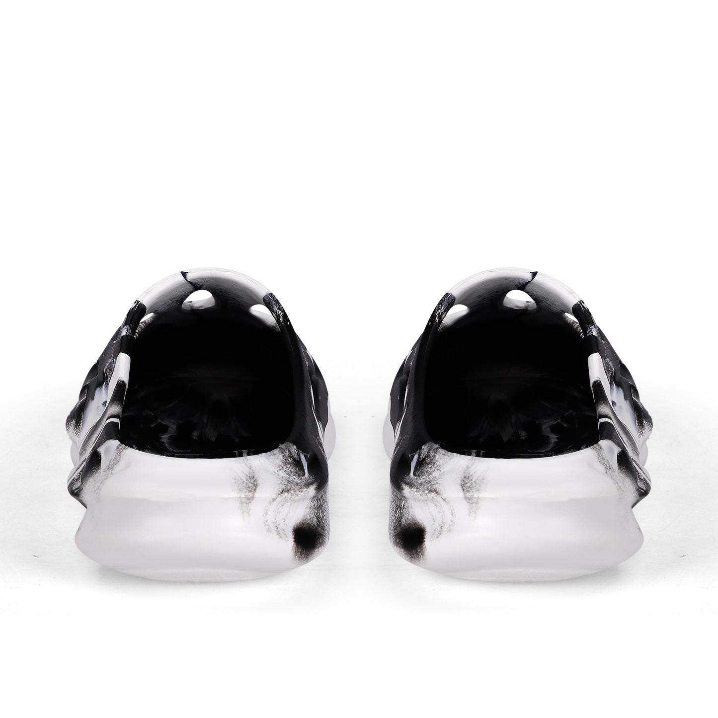 AZONTO Leisure EVA Two-tone Hollow Out Clogs with Custom Name Logo Sandals