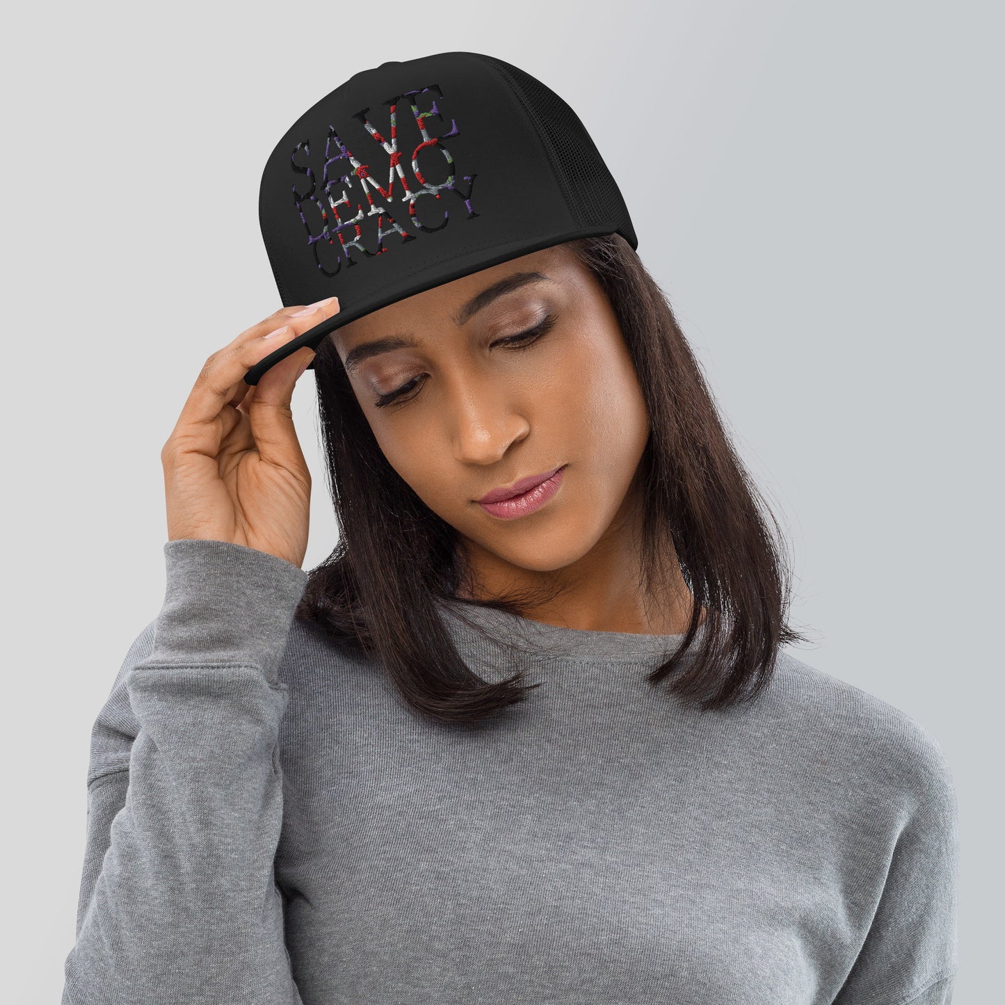 DEMOCRACY Trucker Cap