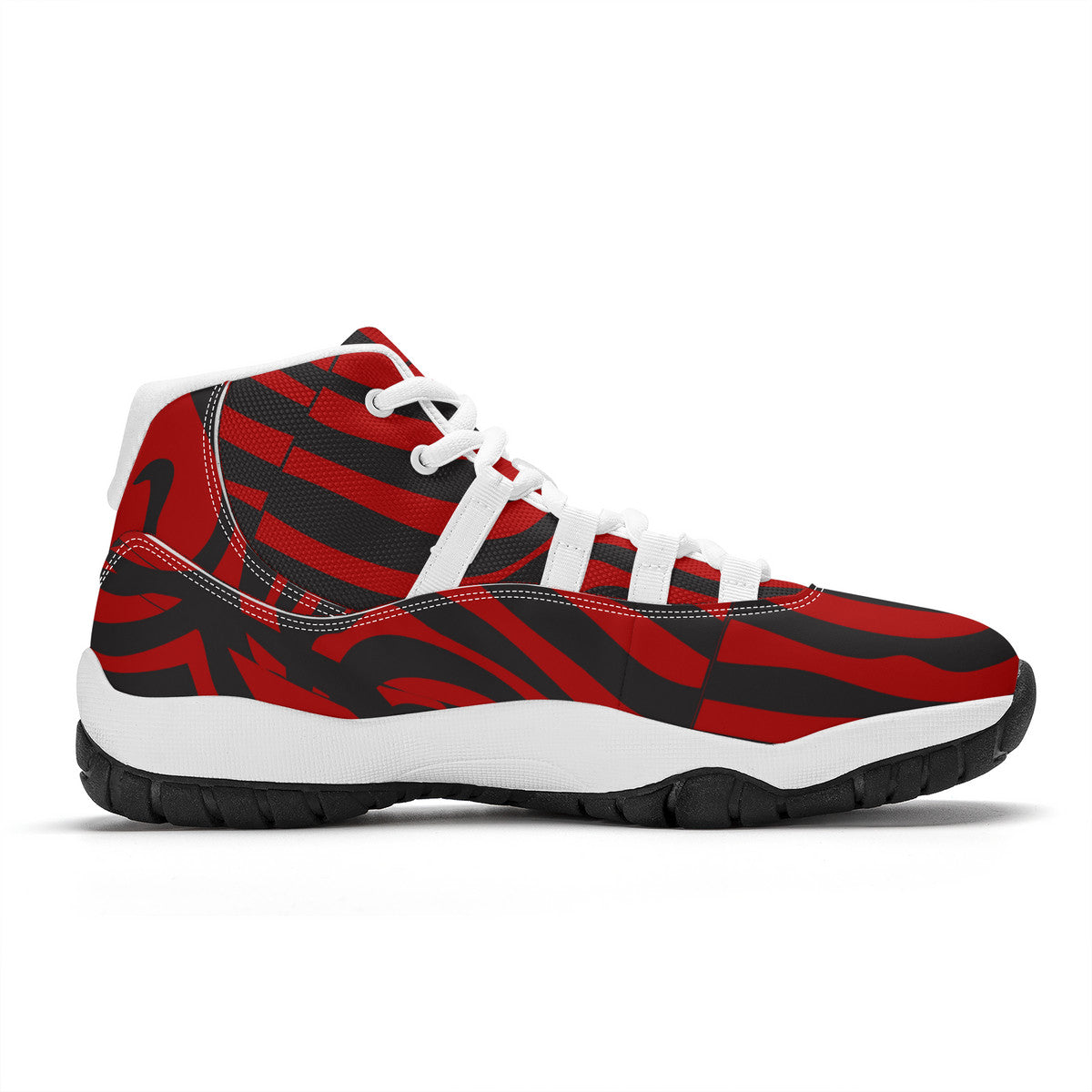 AZONTO SF_S38 High Top Air Retro Sneakers - White