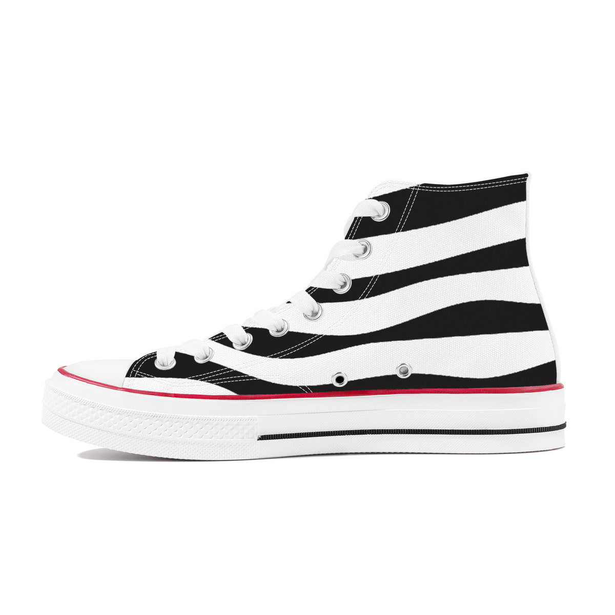 AZONTO ZEBULAN D70 High Top Canvas Shoes - White