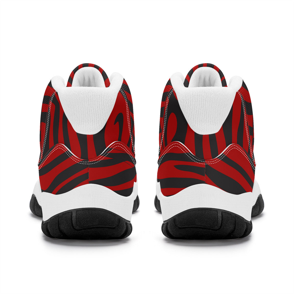 AZONTO SF_S38 High Top Air Retro Sneakers - White