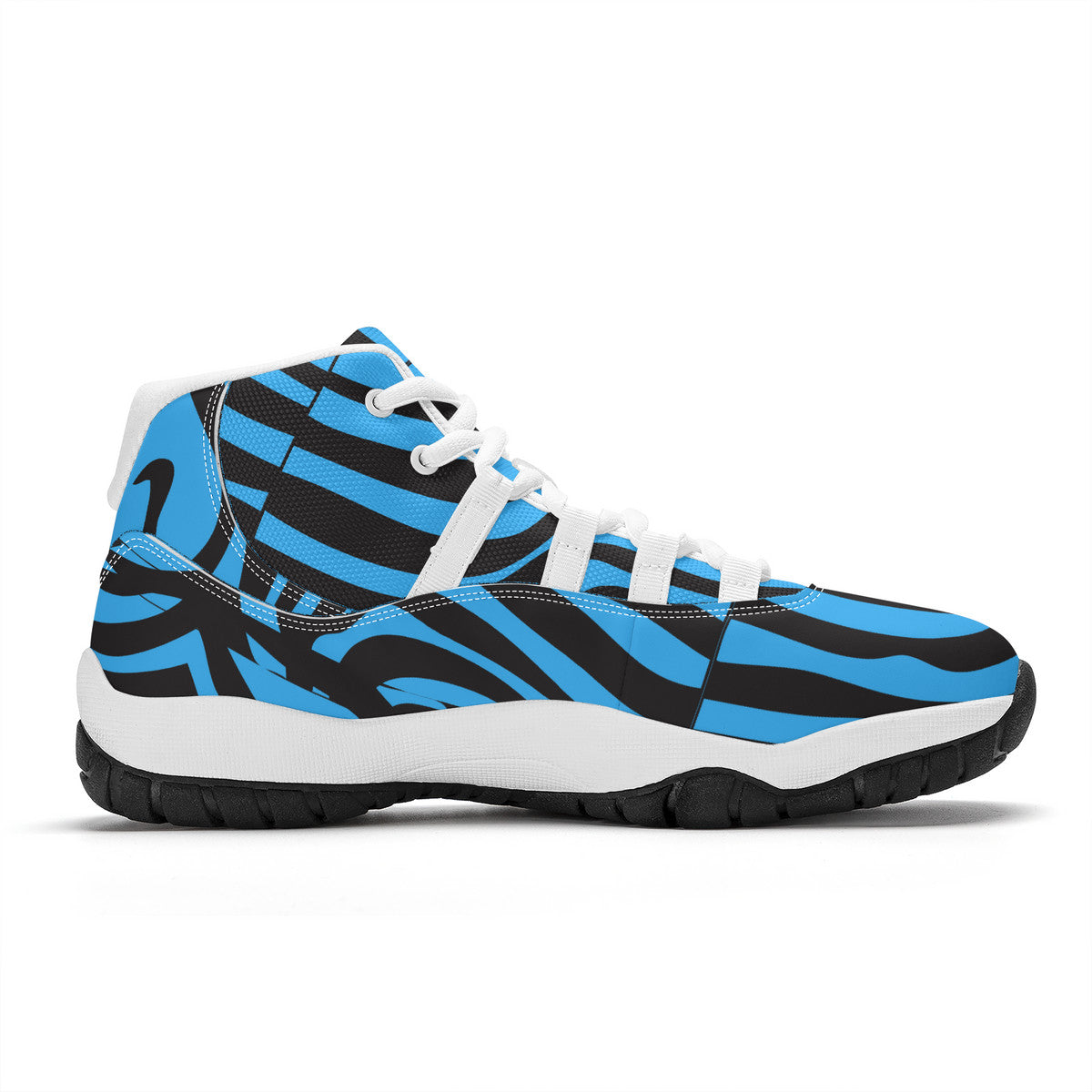 AZONTO SF_S38 High Top Air Retro Sneakers - White