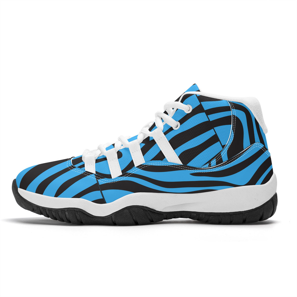 AZONTO SF_S38 High Top Air Retro Sneakers - White
