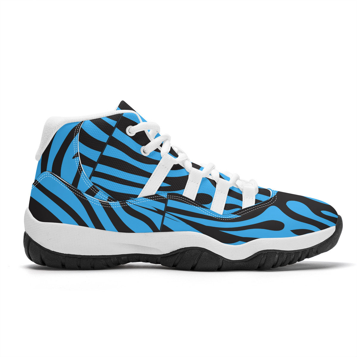 AZONTO SF_S38 High Top Air Retro Sneakers - White