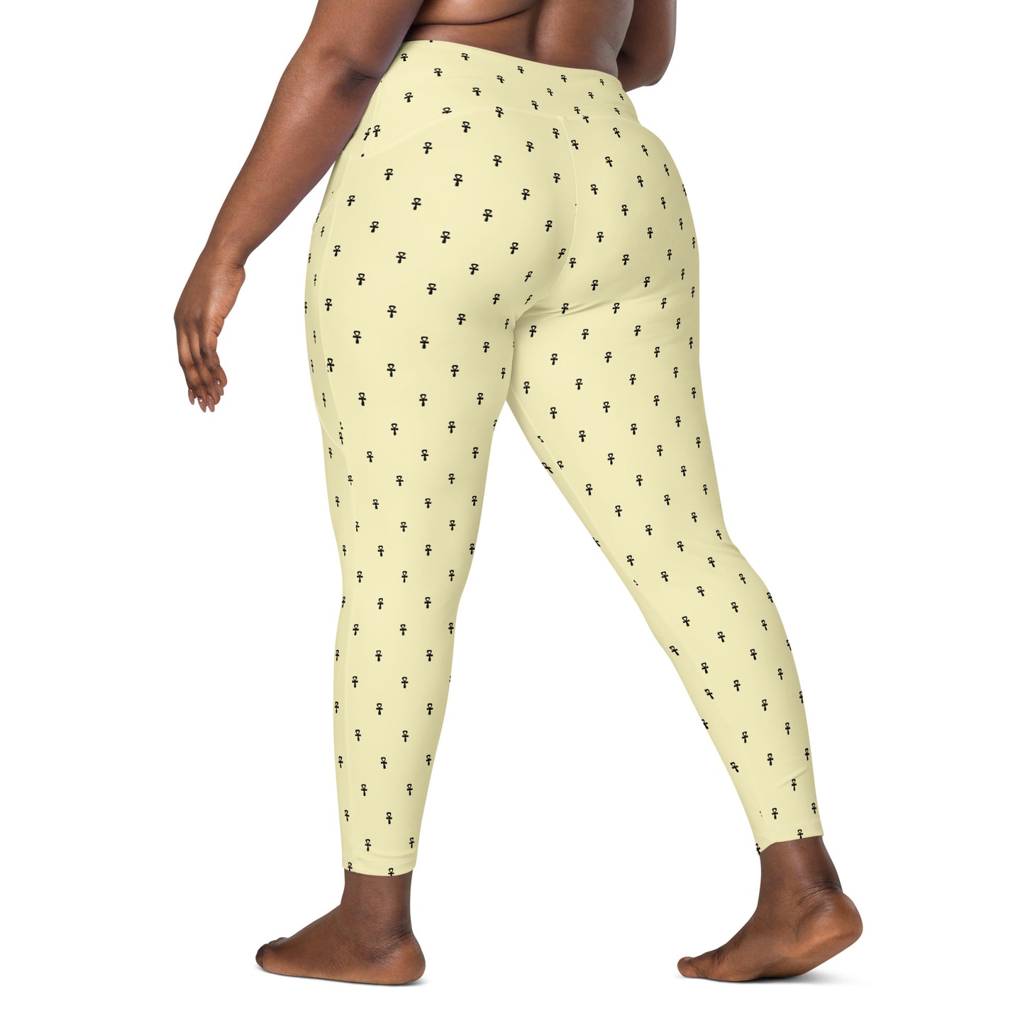 MAAT FOREVER Leggings with pockets ANKH