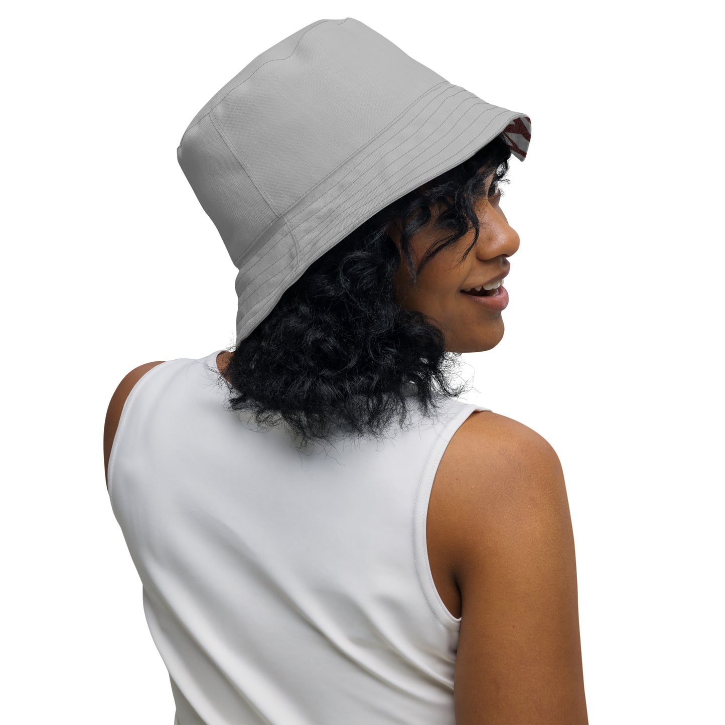 BANTU R G Reversible bucket hat