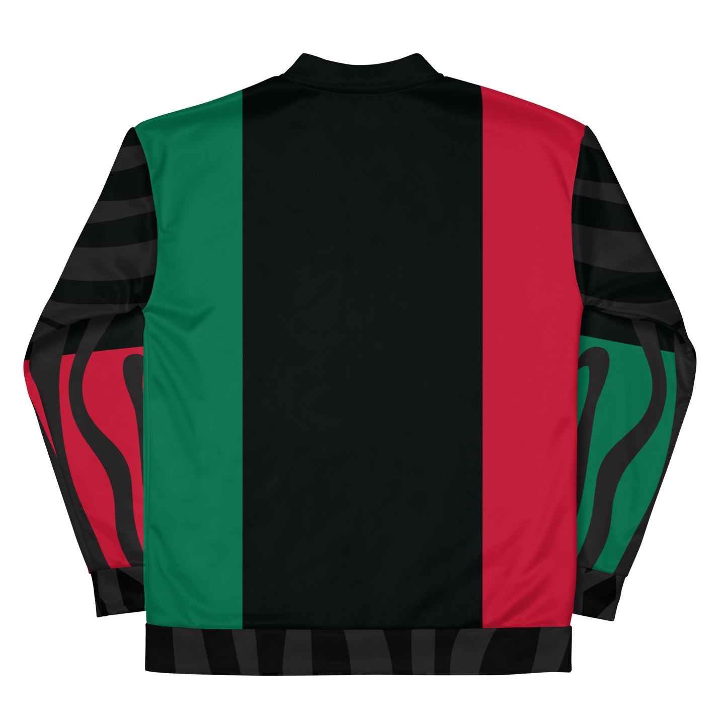 AZONTO RED BLACK & GREEN Unisex Bomber Jacket