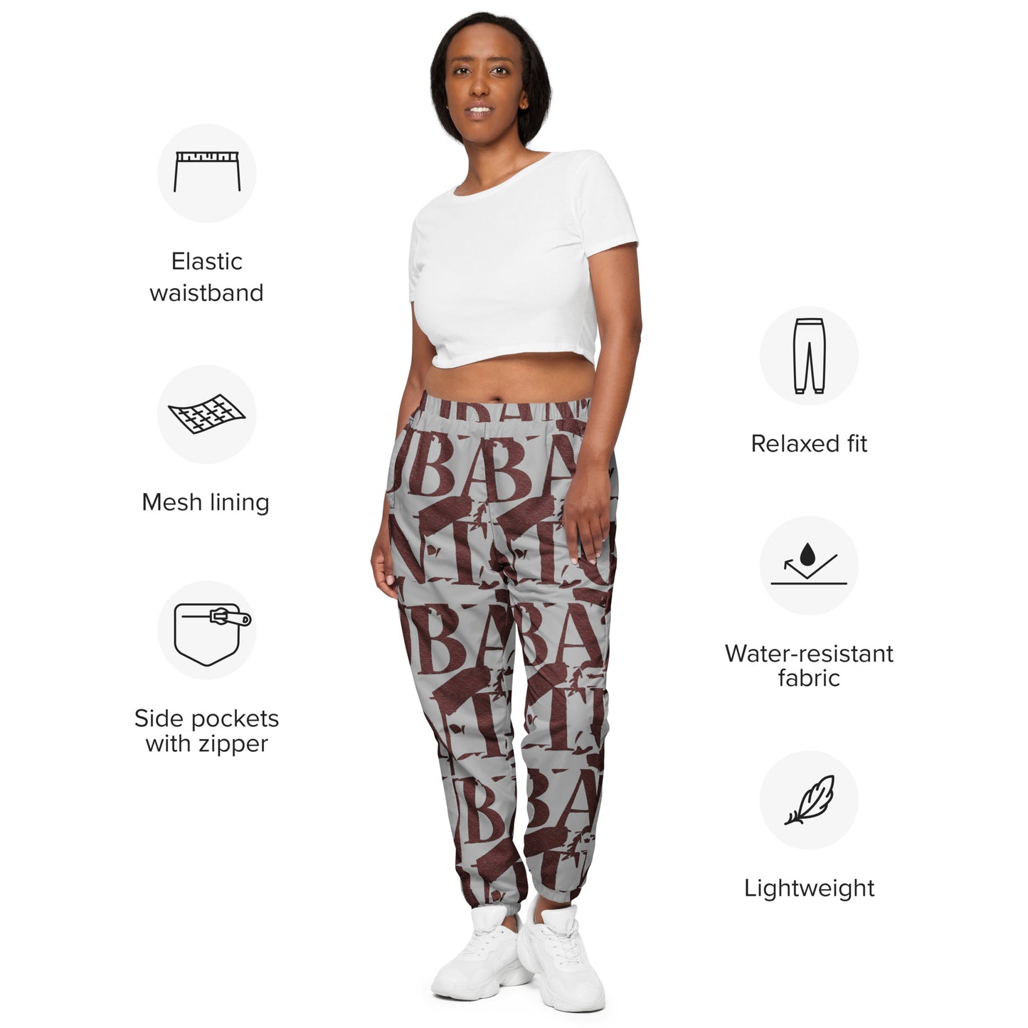 BANTU R G Unisex track pants