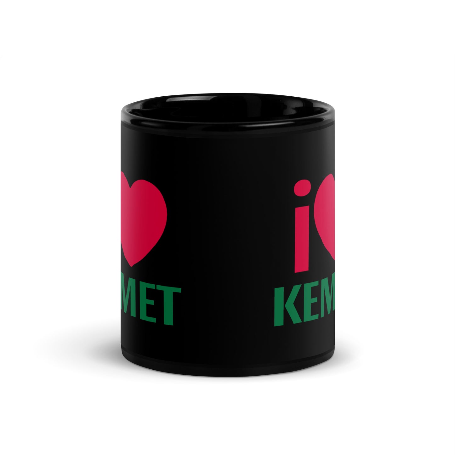 I LOVE KEMET Black Glossy Mug