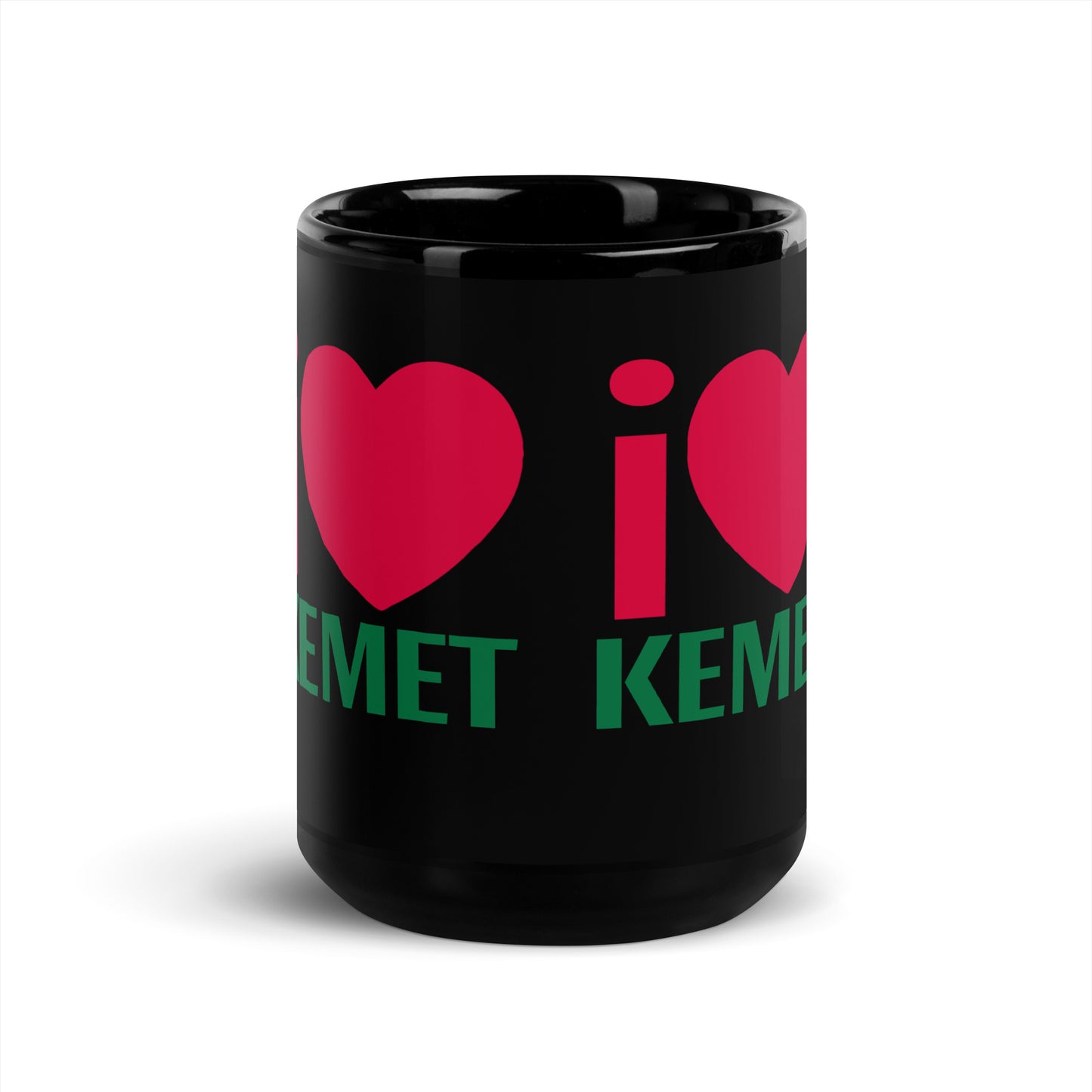 I LOVE KEMET Black Glossy Mug