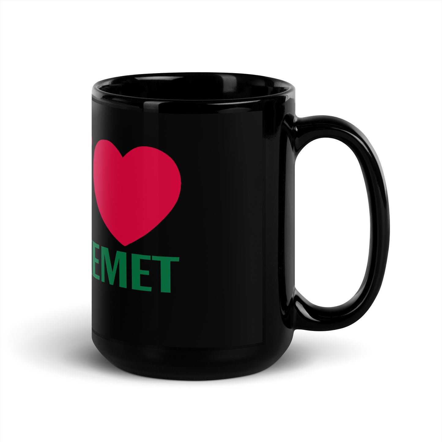I LOVE KEMET Black Glossy Mug
