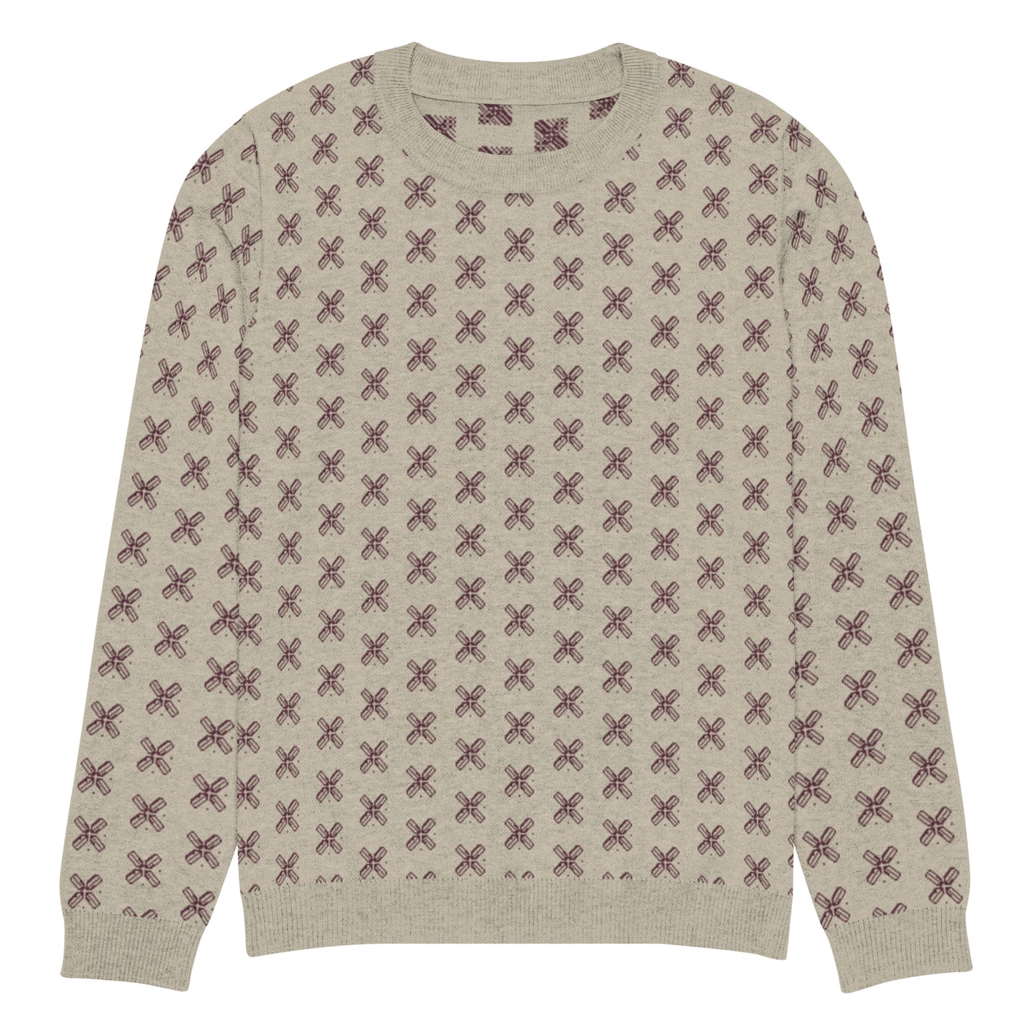 AZONTO Knitted crew neck sweater