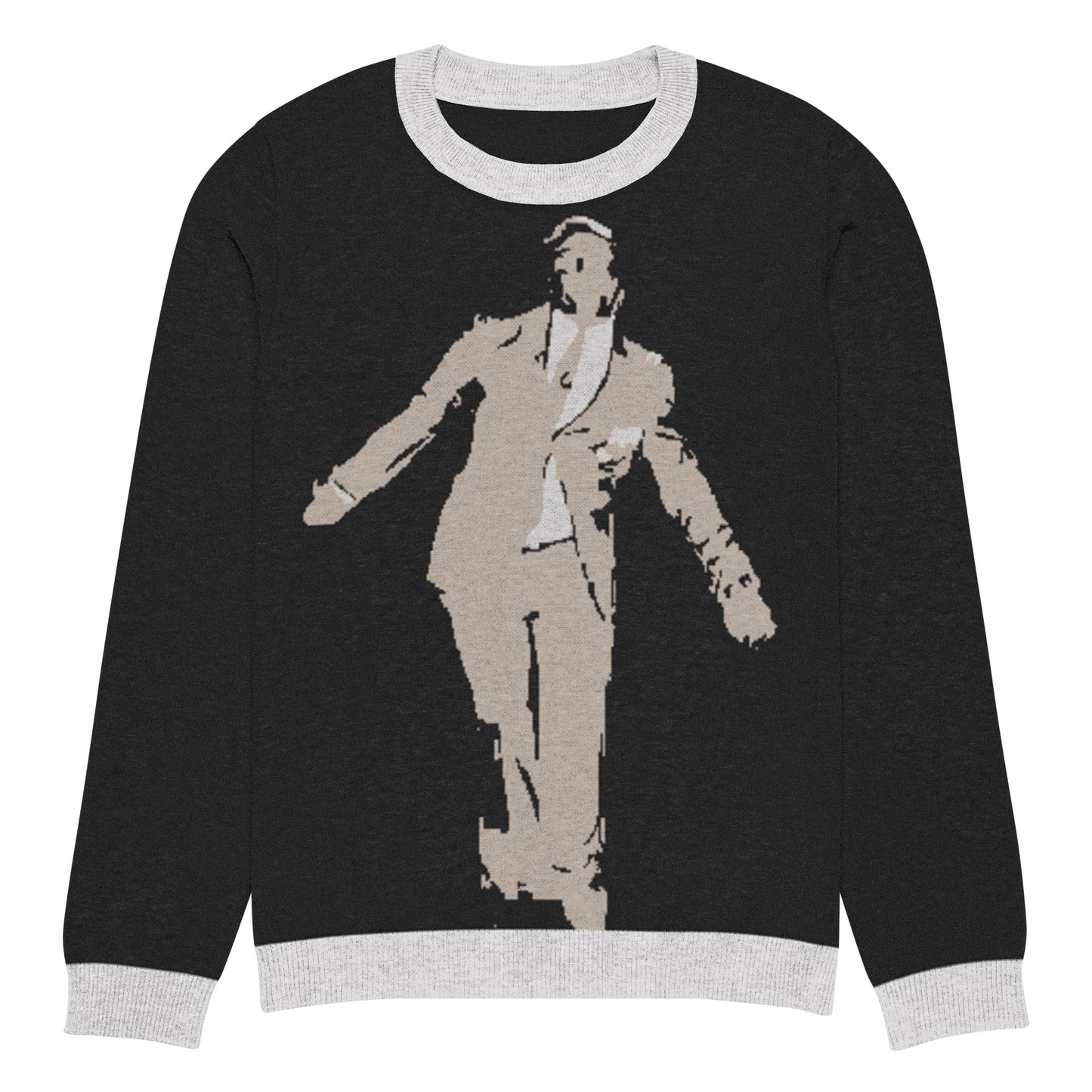 AZONTO Knitted crew neck sweater