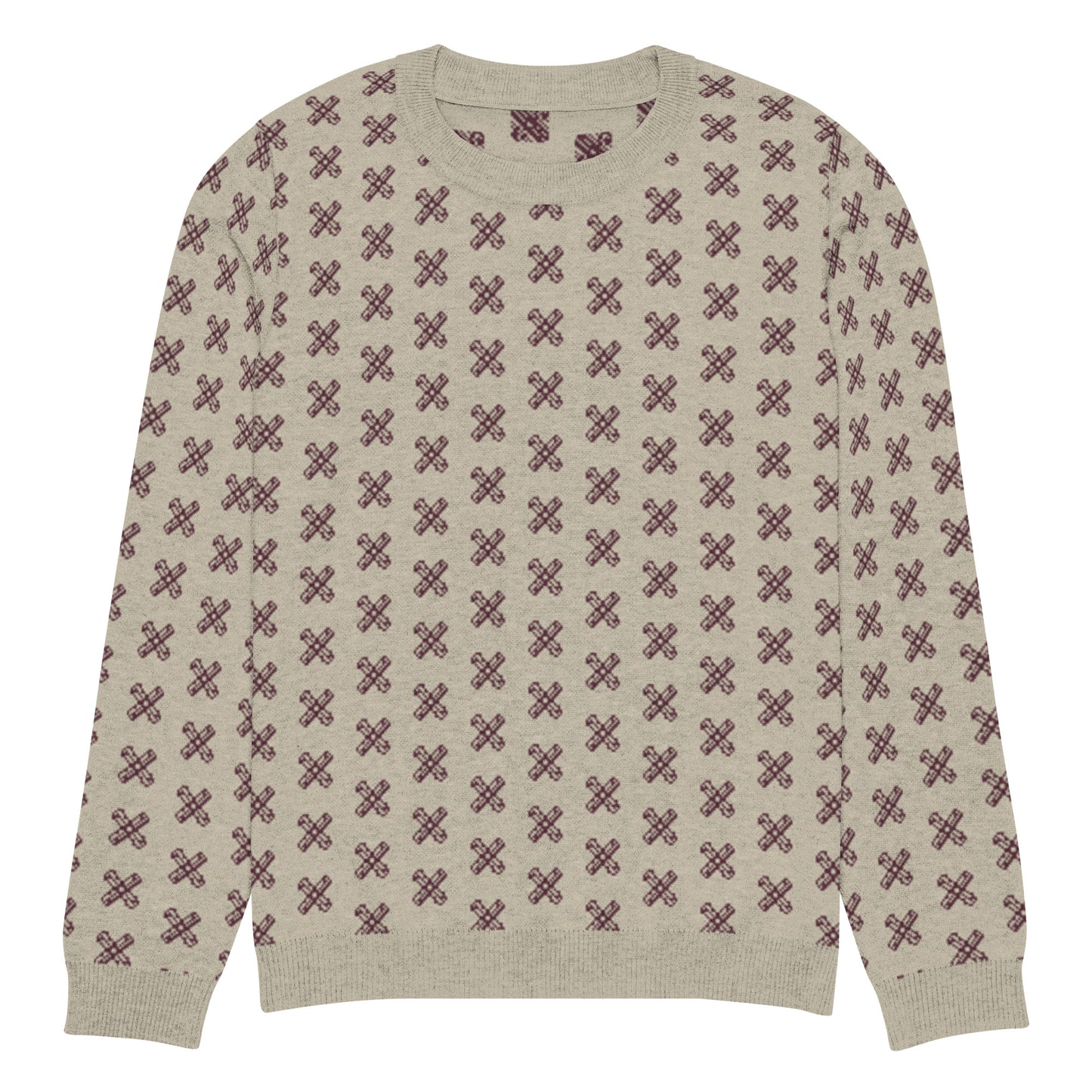 AZONTO Knitted crew neck sweater