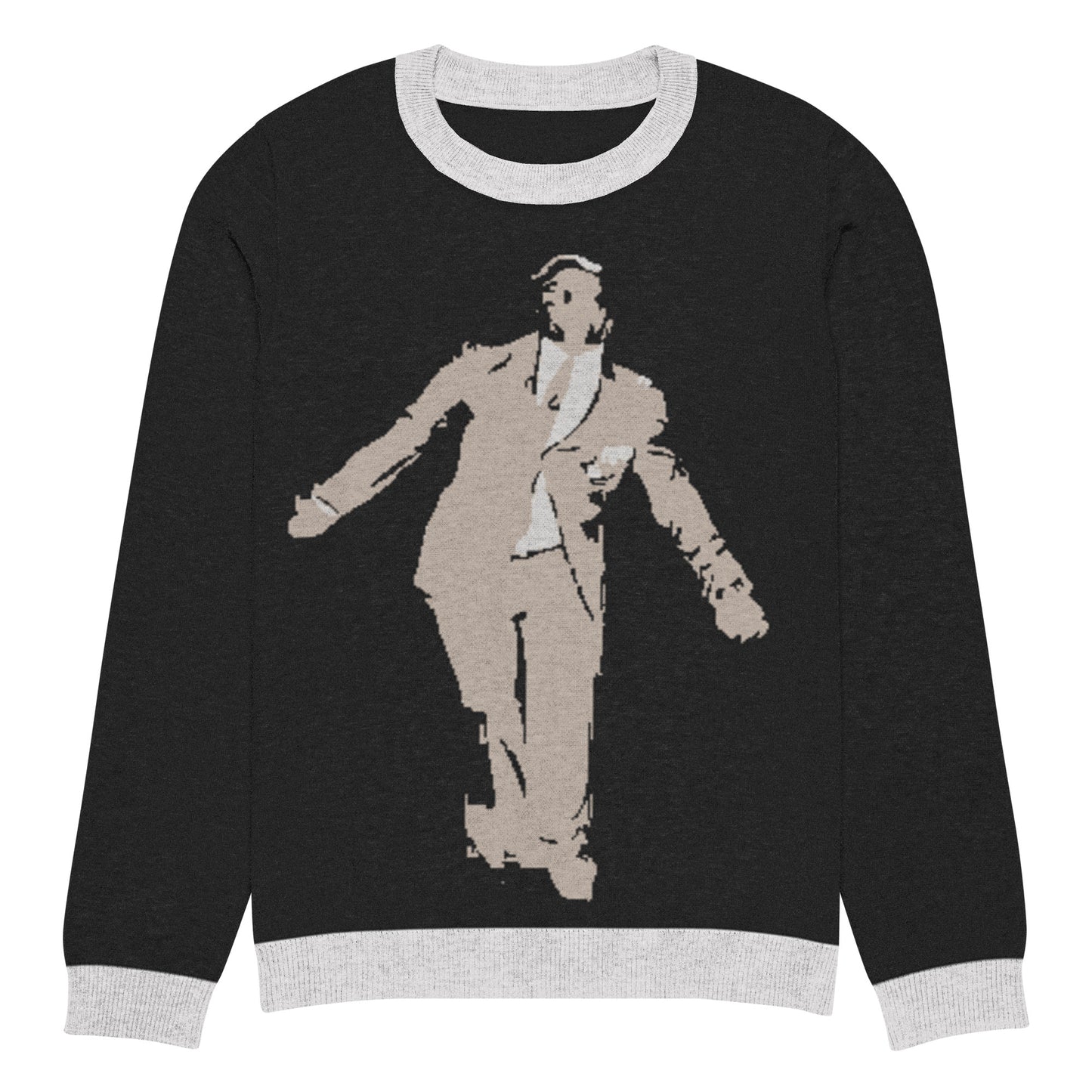 AZONTO Knitted crew neck sweater