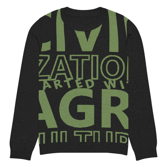 CIVILIZATION Knitted crew neck sweater
