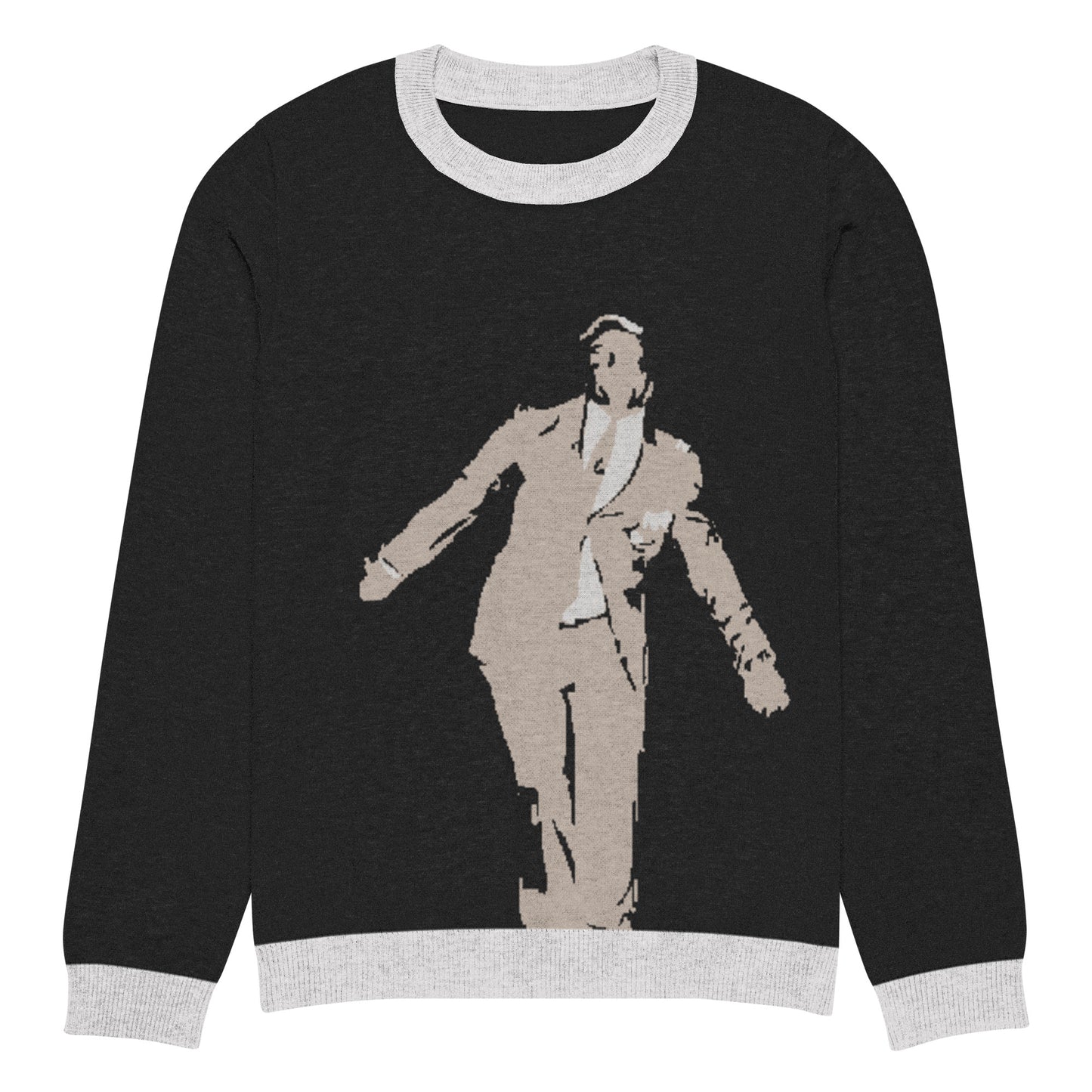 AZONTO Knitted crew neck sweater