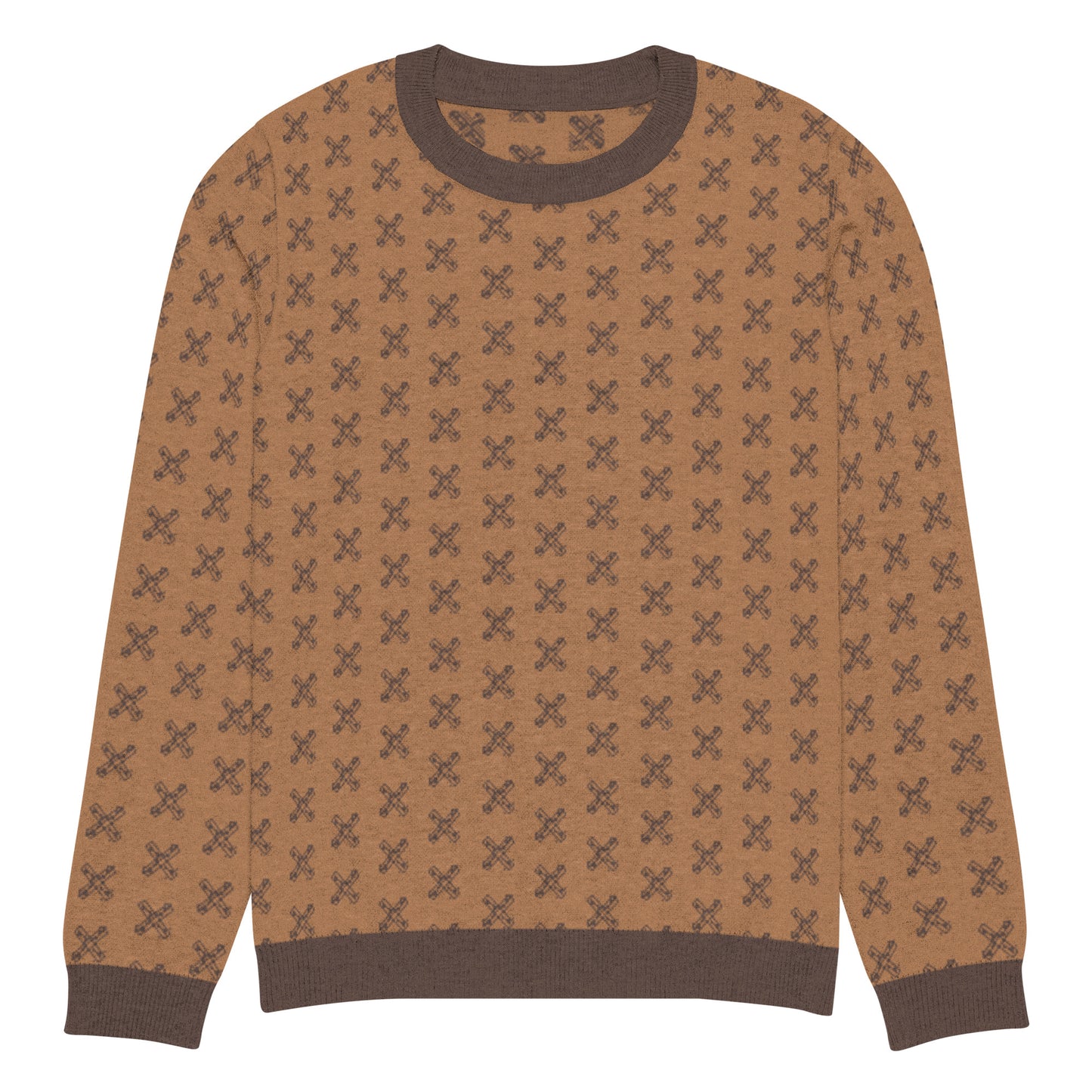 AZONTO Knitted crew neck sweater