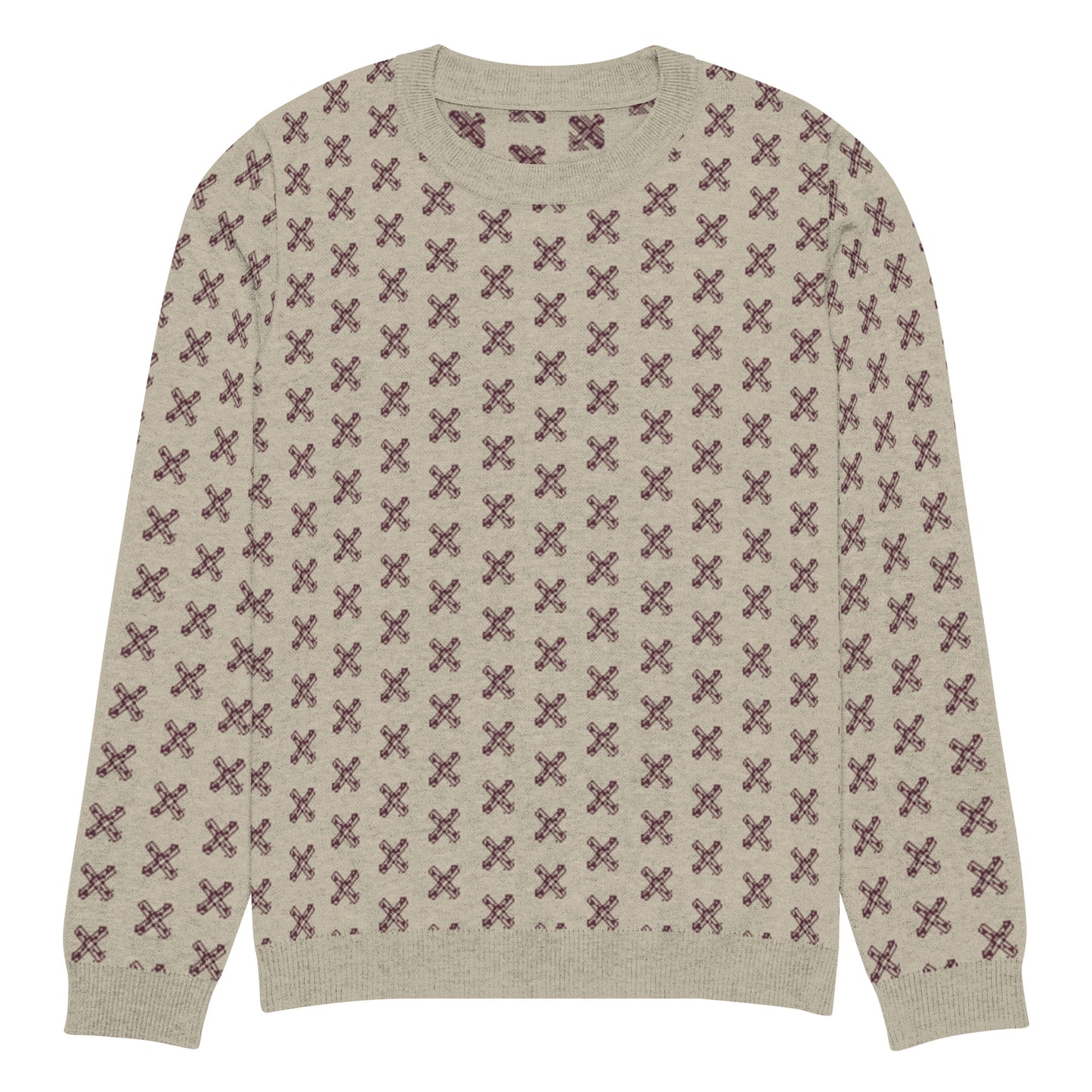 AZONTO Knitted crew neck sweater