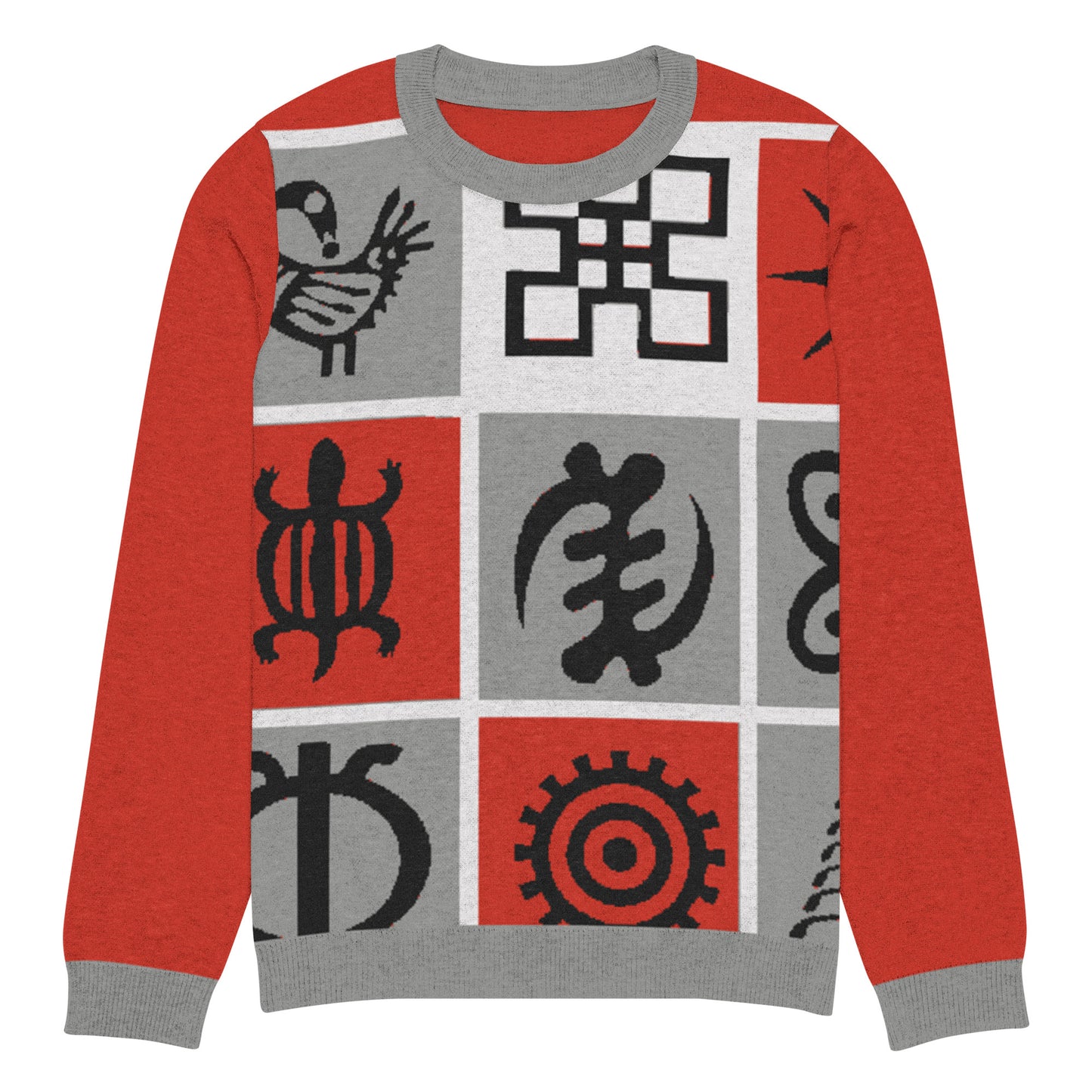 AZONTO Knitted crew neck sweater
